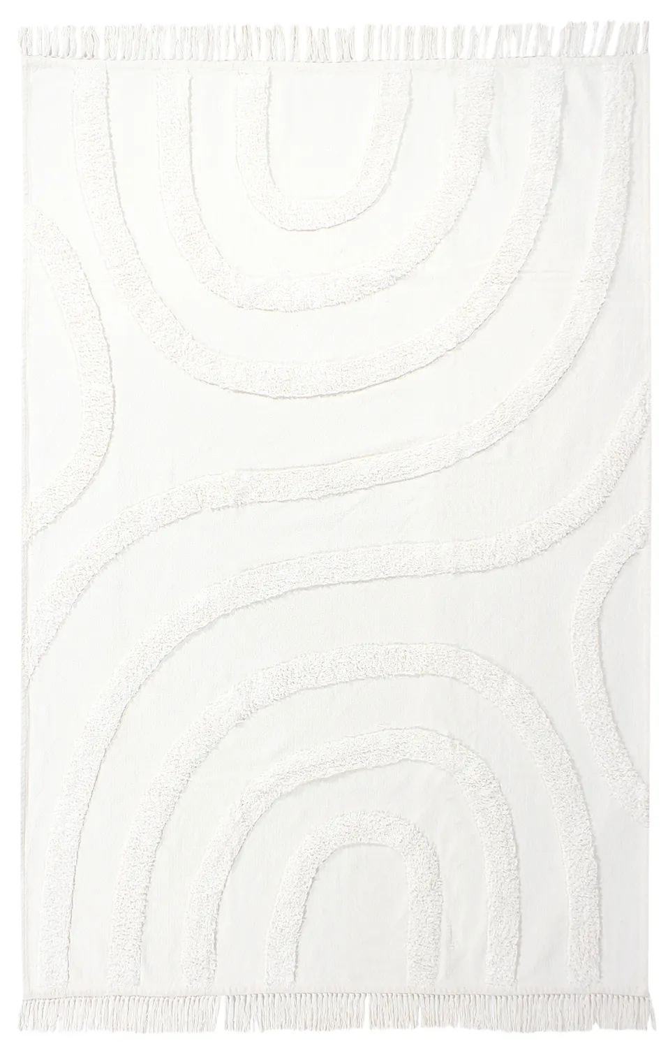 Shaggy koberce - Emilia Natural Cotton Shaggy (offwhite)