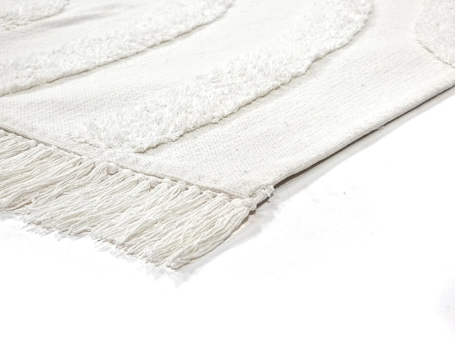 Shaggy koberce - Emilia Natural Cotton Shaggy (offwhite)