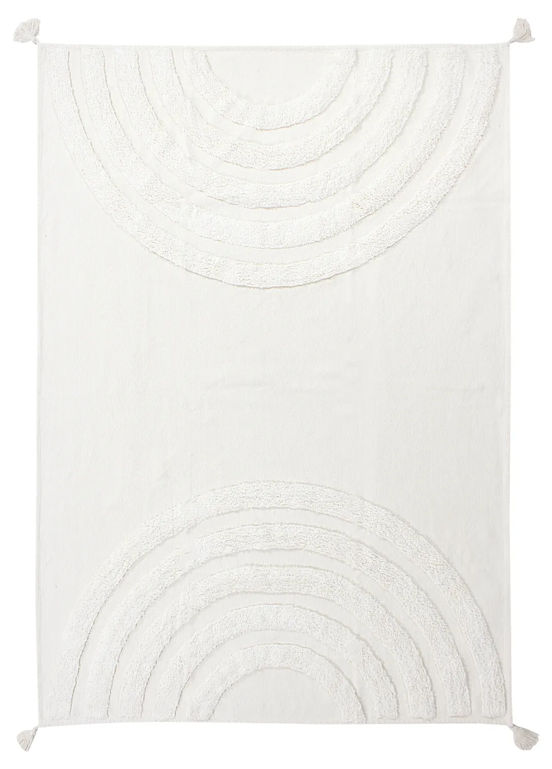 Shaggy koberce - Everly Natural Cotton Shaggy (offwhite)