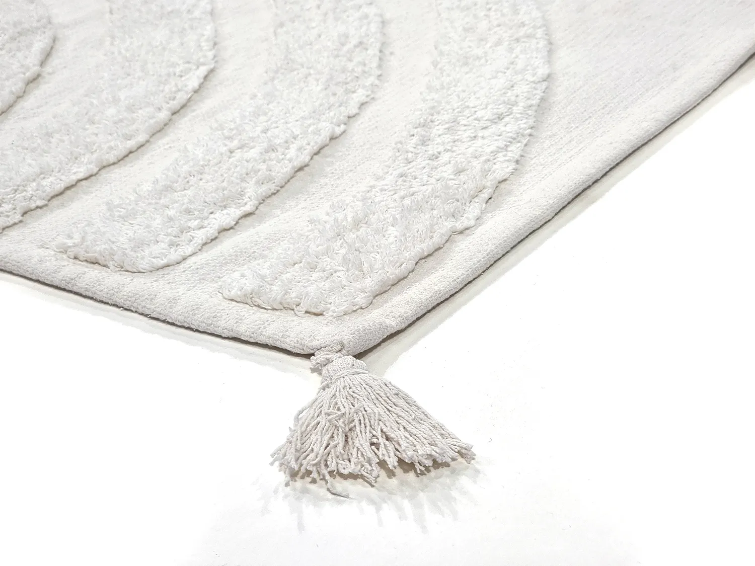 Shaggy koberce - Everly Natural Cotton Shaggy (offwhite)