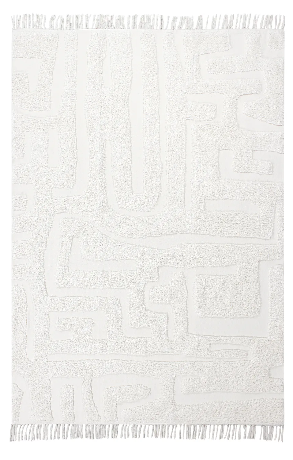 Shaggy koberce - Fallon Natural Cotton Shaggy (offwhite)
