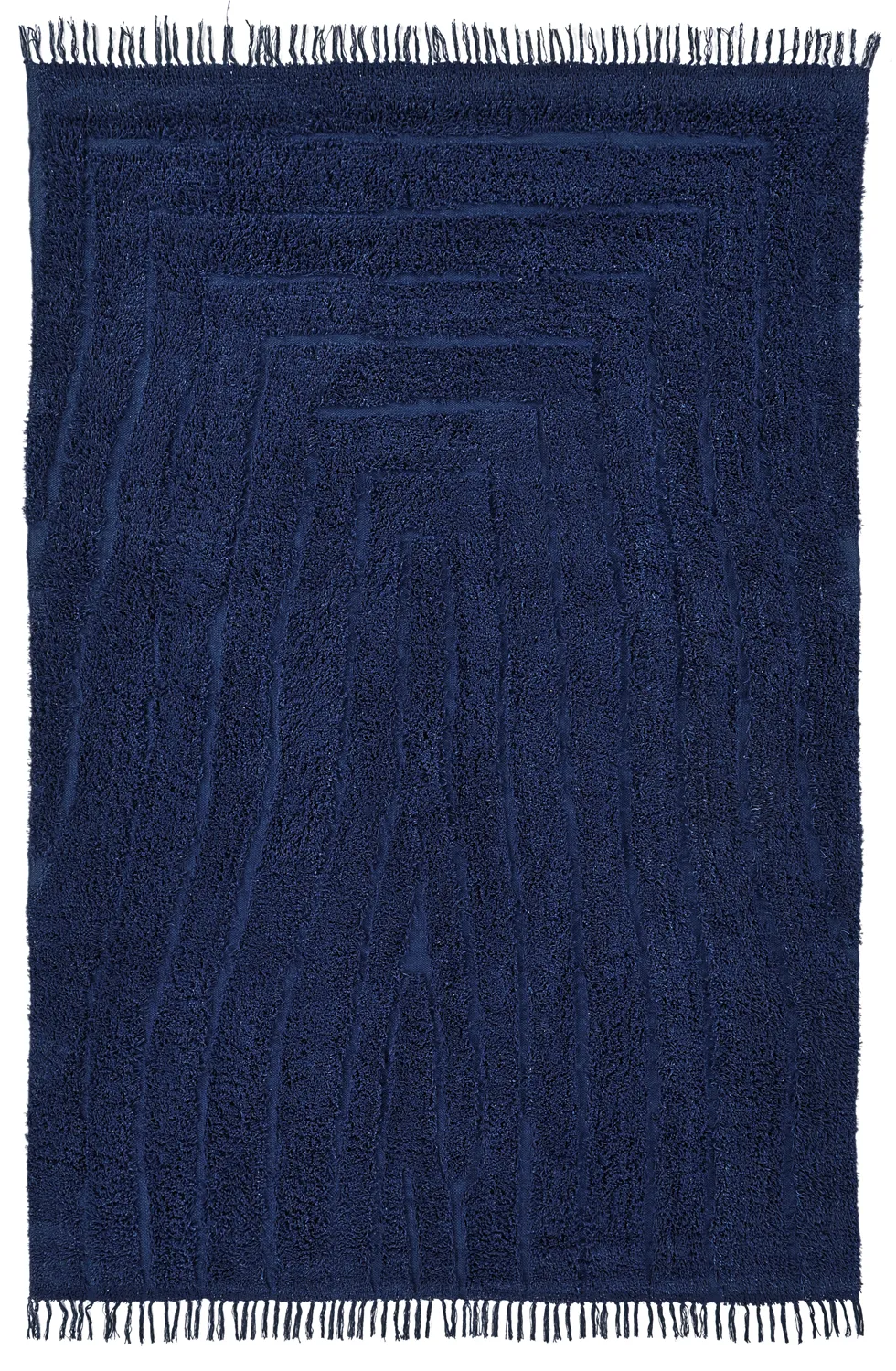 Shaggy koberce - Farley Natural Cotton Shaggy (modrý)