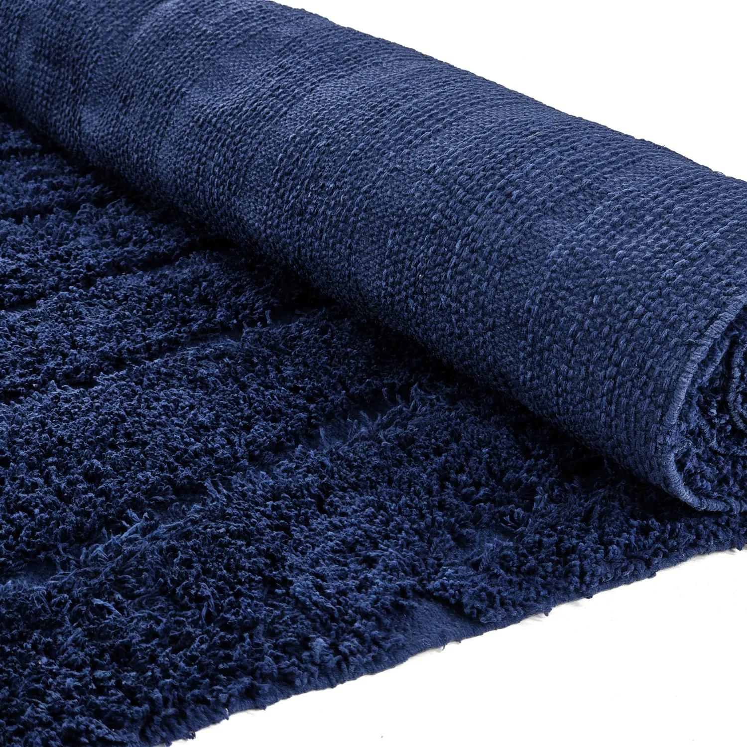 Shaggy koberce - Farley Natural Cotton Shaggy (modrý)