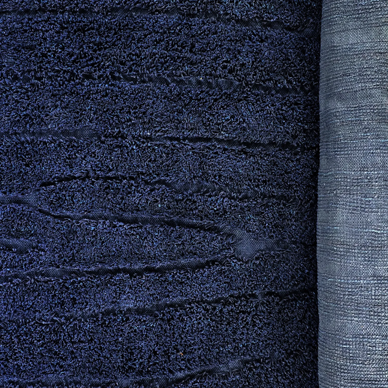 Shaggy koberce - Farley Natural Cotton Shaggy (modrý)