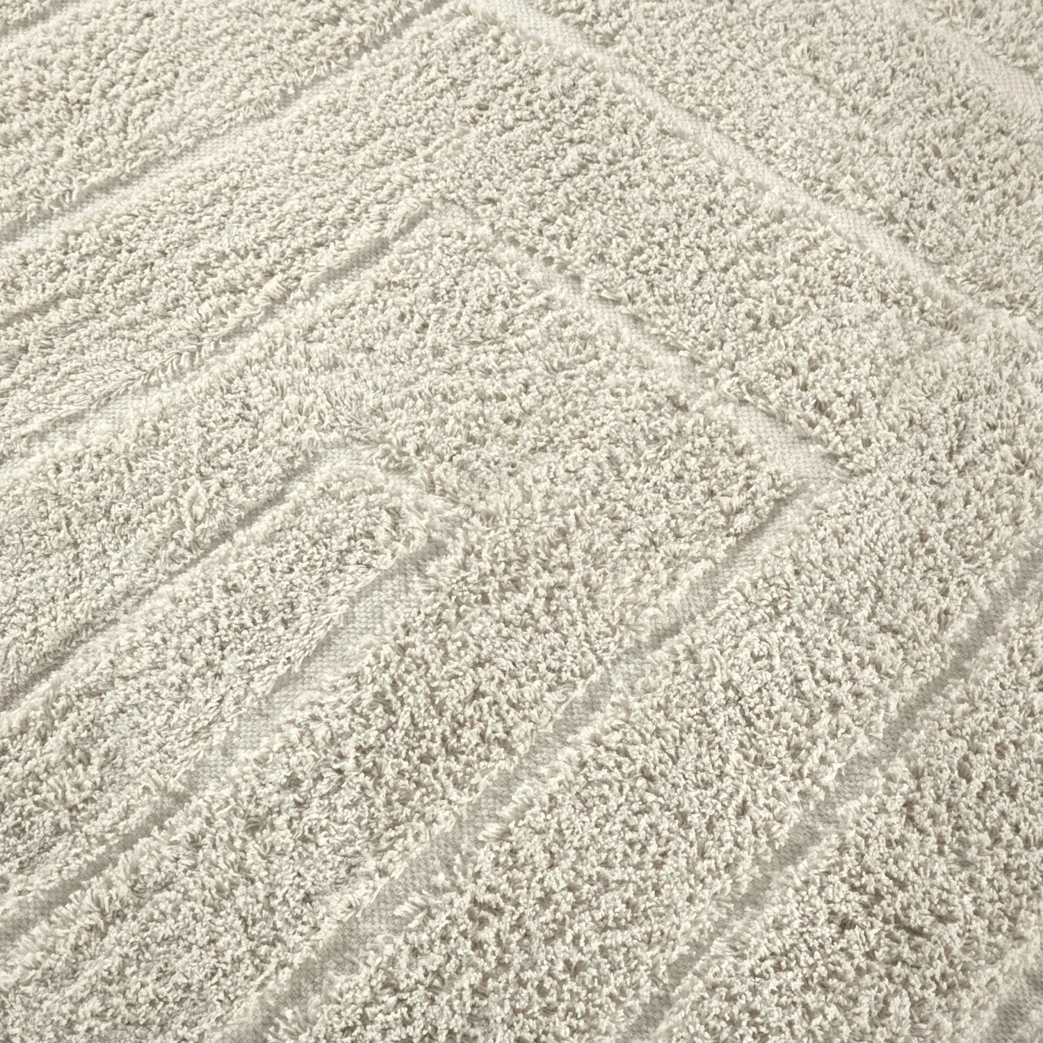 Shaggy koberce - Farley Natural Cotton Shaggy (špinavě bílá)