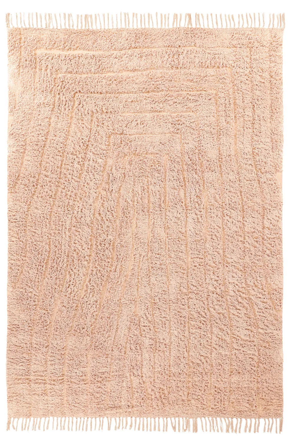 Shaggy koberce - Farley Natural Cotton Shaggy (růžový)