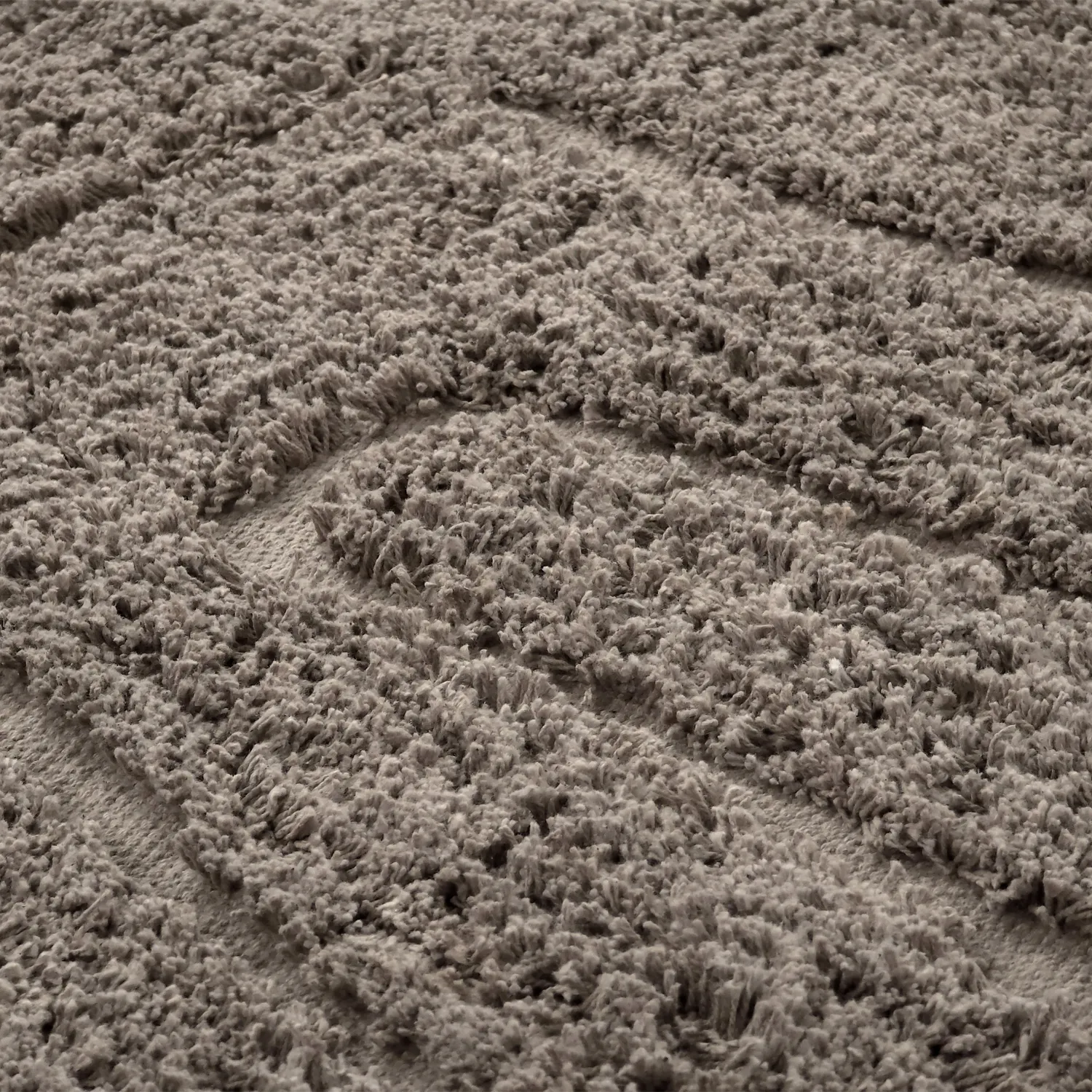 Kulatý koberec - Farley Natural Cotton Shaggy (taupe)