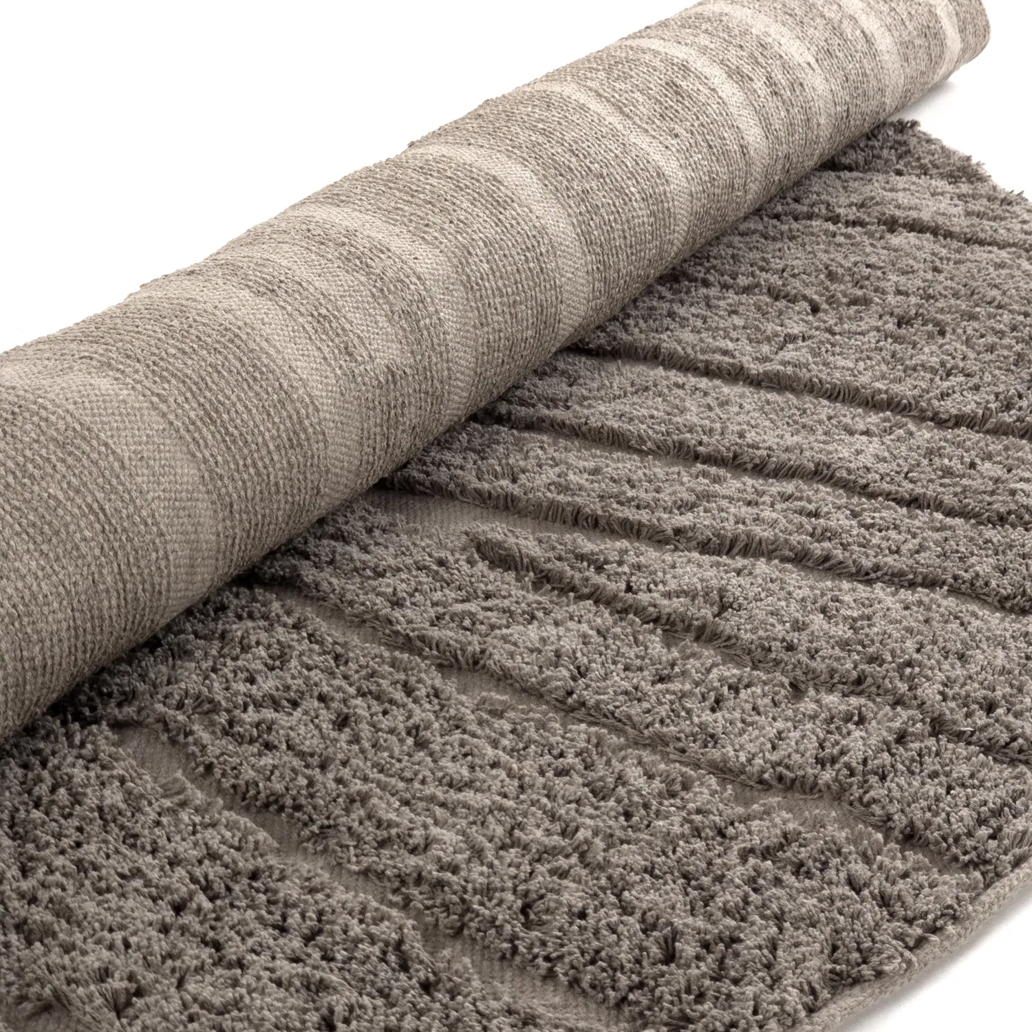 Kulatý koberec - Farley Natural Cotton Shaggy (taupe)