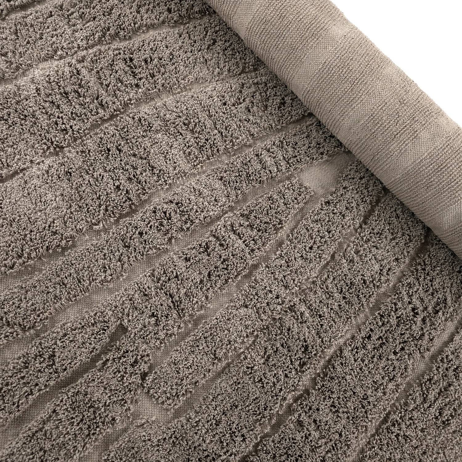 Shaggy koberce - Farley Natural Cotton Shaggy (taupe)