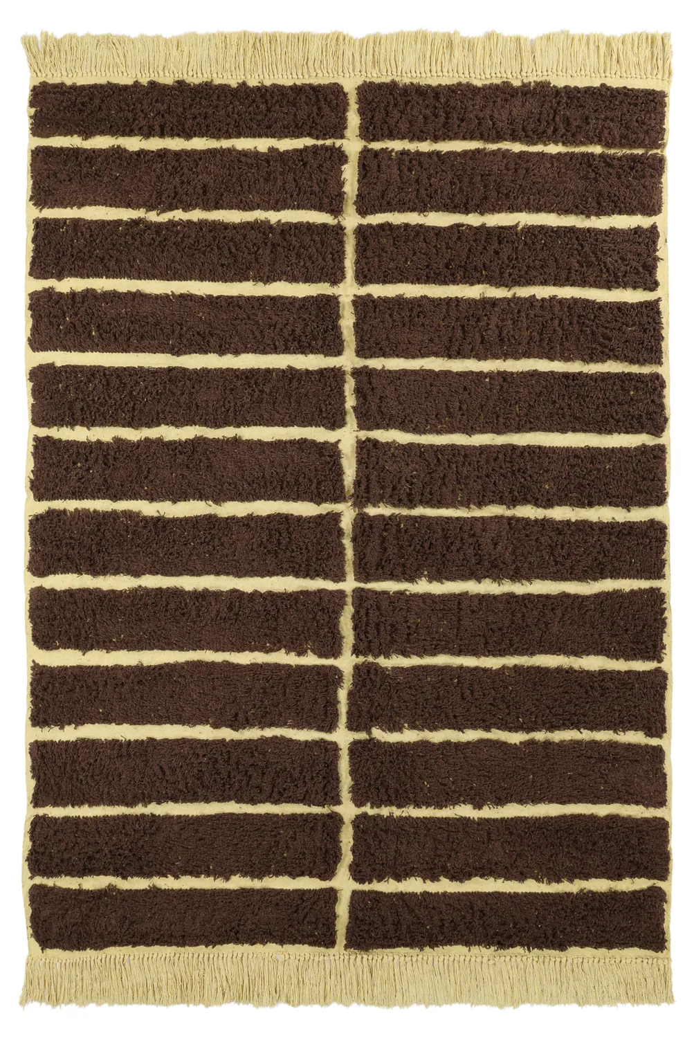 Shaggy koberce - Ikara Natural Cotton Shaggy (hnědý)