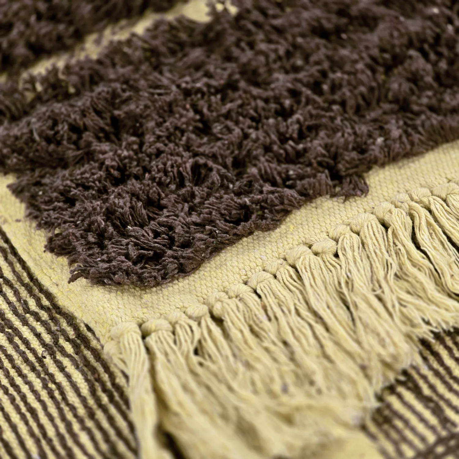 Shaggy koberce - Ikara Natural Cotton Shaggy (hnědý)