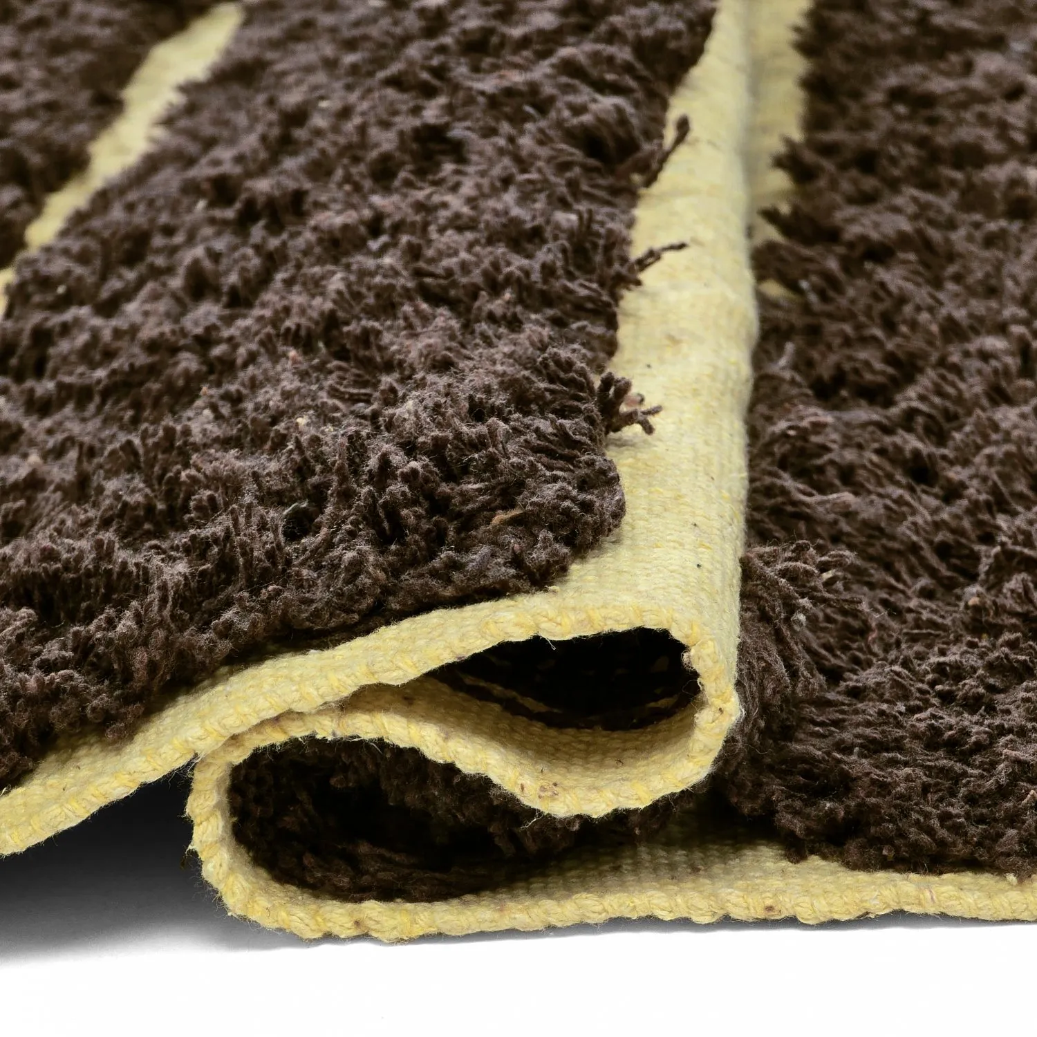 Shaggy koberce - Ikara Natural Cotton Shaggy (hnědý)