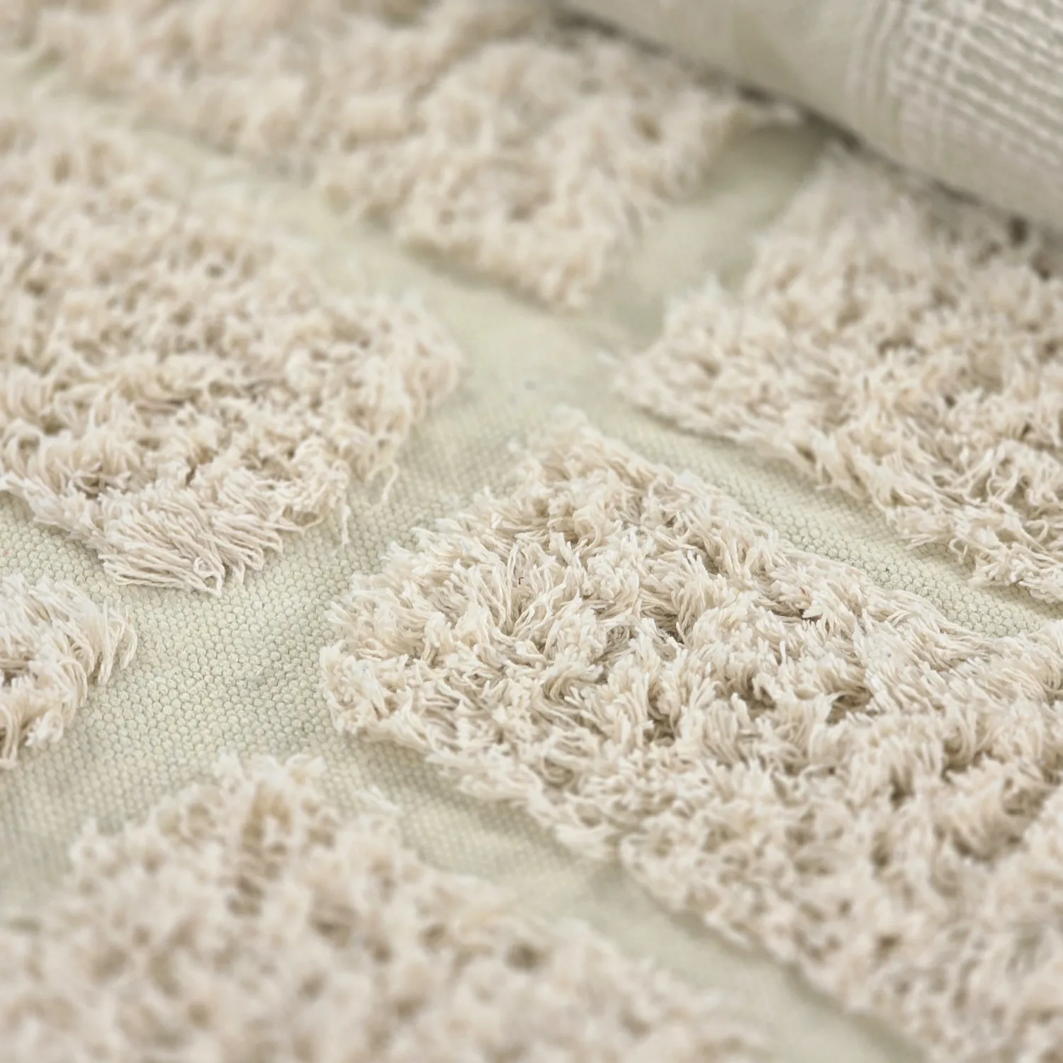 Kulatý koberec - Ikara Natural Cotton Shaggy (krém)