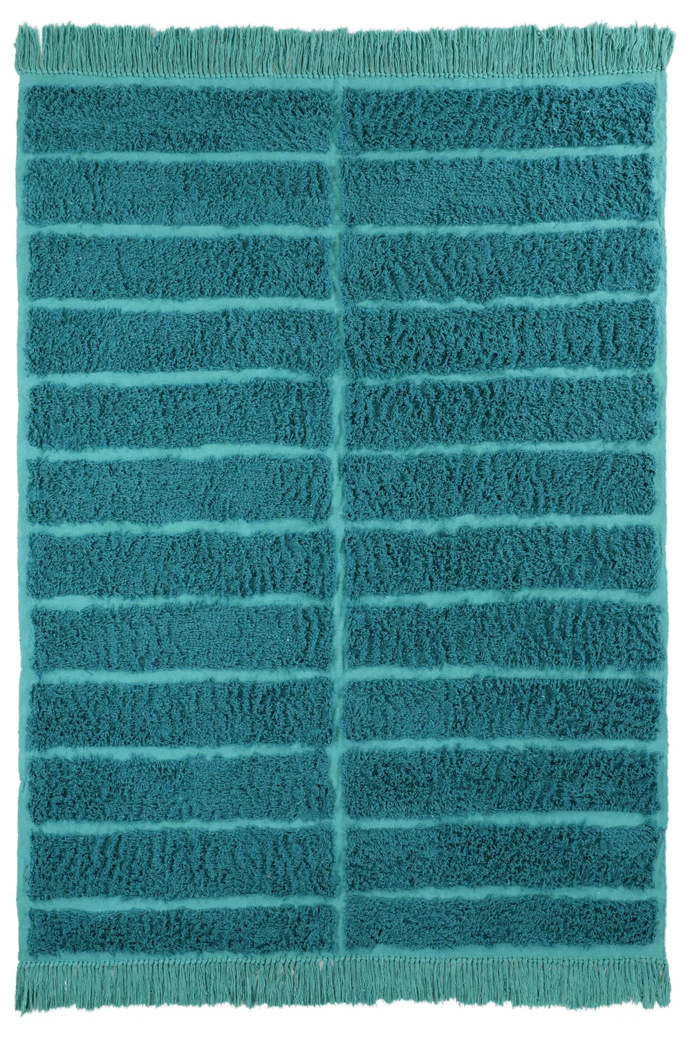 Shaggy koberce - Ikara Natural Cotton Shaggy (tyrkysový)