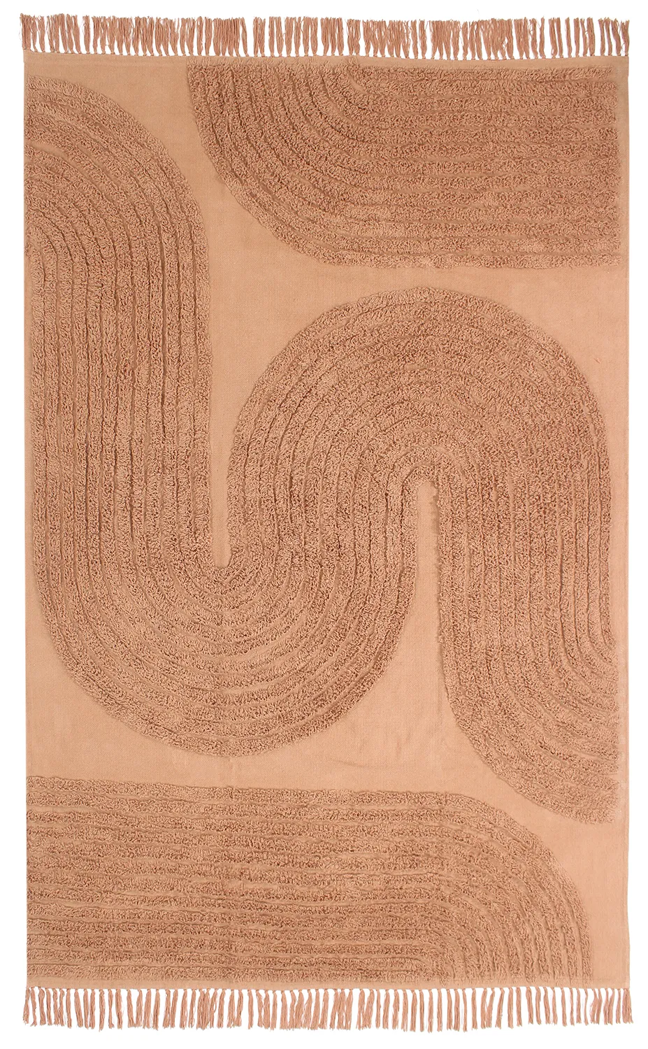 Shaggy koberce - Jovie Natural Cotton Shaggy (terakota)