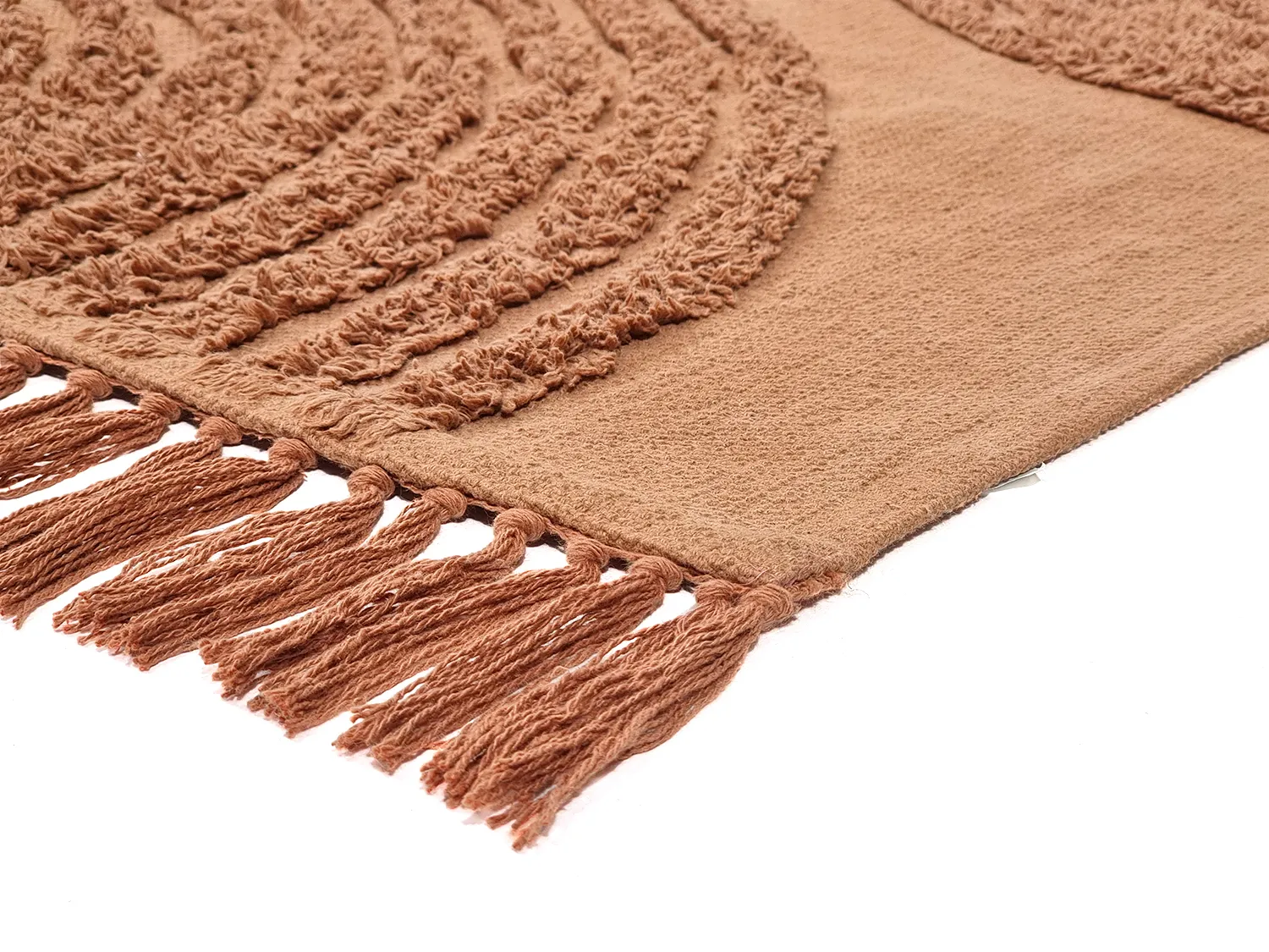 Shaggy koberce - Jovie Natural Cotton Shaggy (terakota)