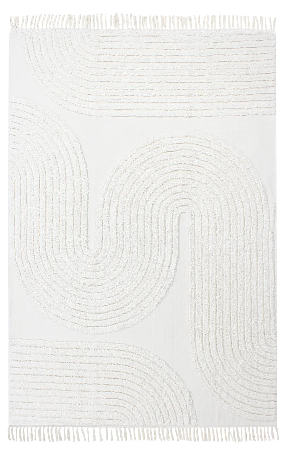 Shaggy koberce - Jovie Natural Cotton Shaggy (offwhite)