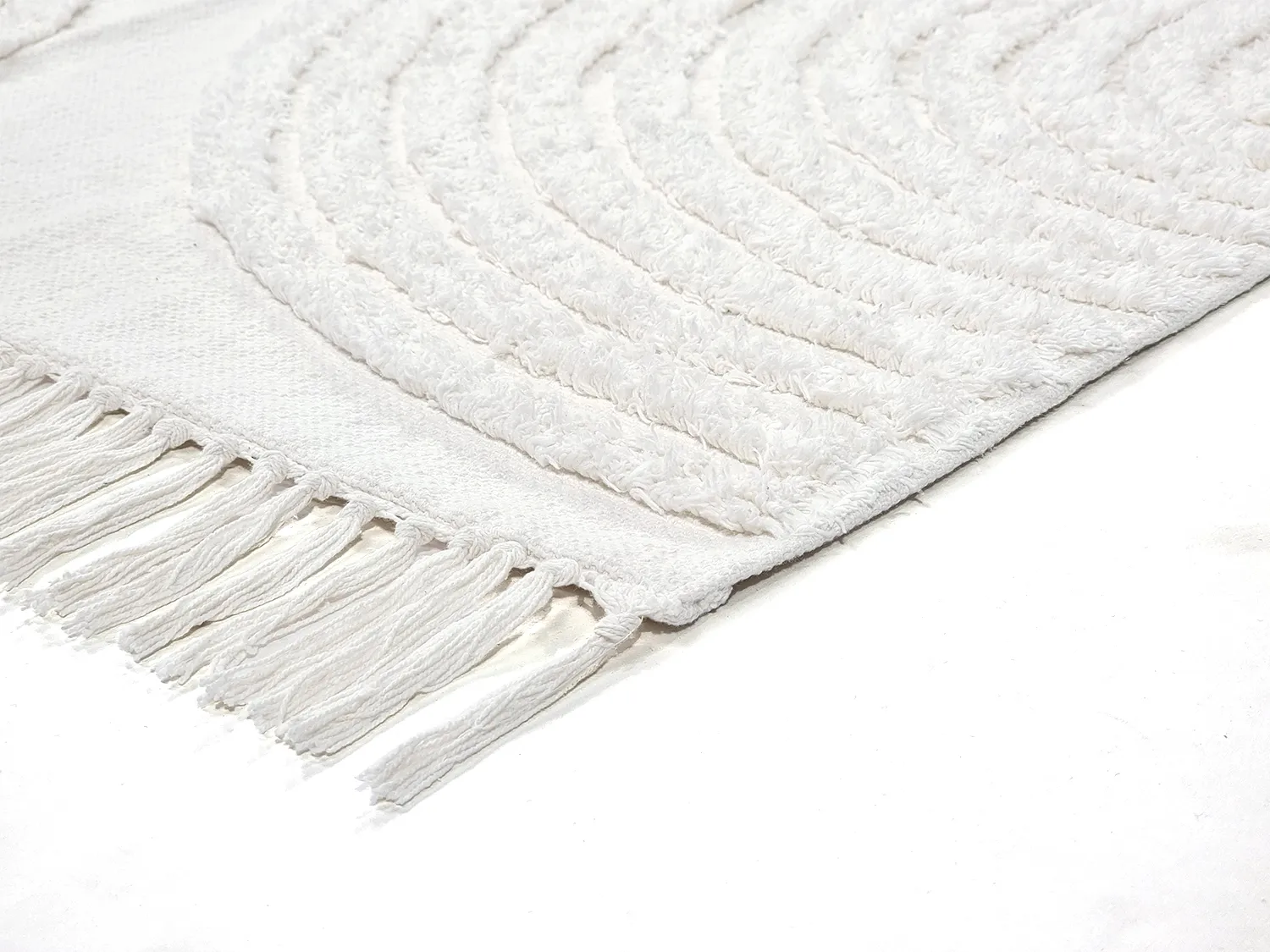 Shaggy koberce - Jovie Natural Cotton Shaggy (offwhite)