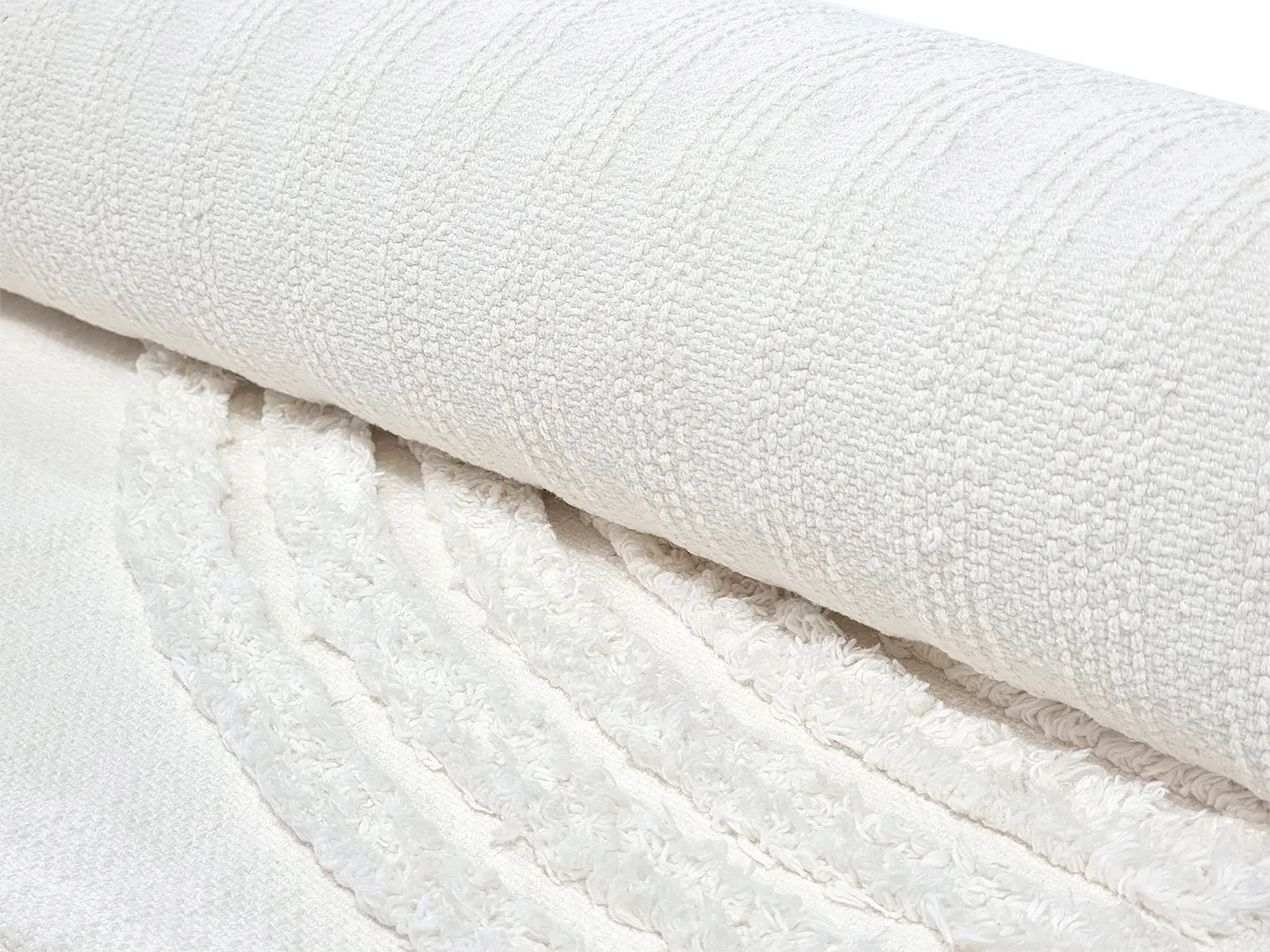 Shaggy koberce - Jovie Natural Cotton Shaggy (offwhite)