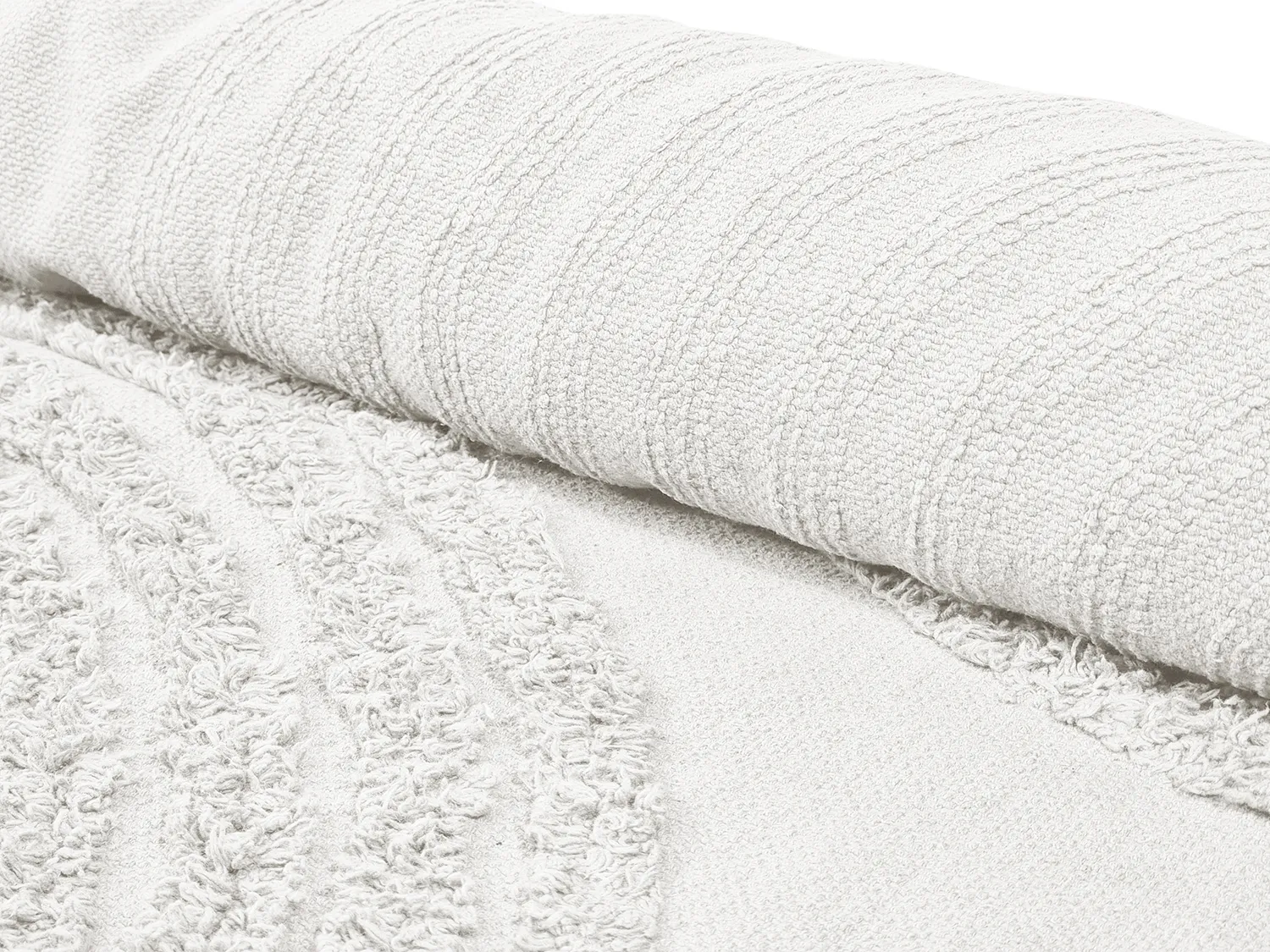Kulatý koberec - Jovie Natural Cotton Shaggy (offwhite)