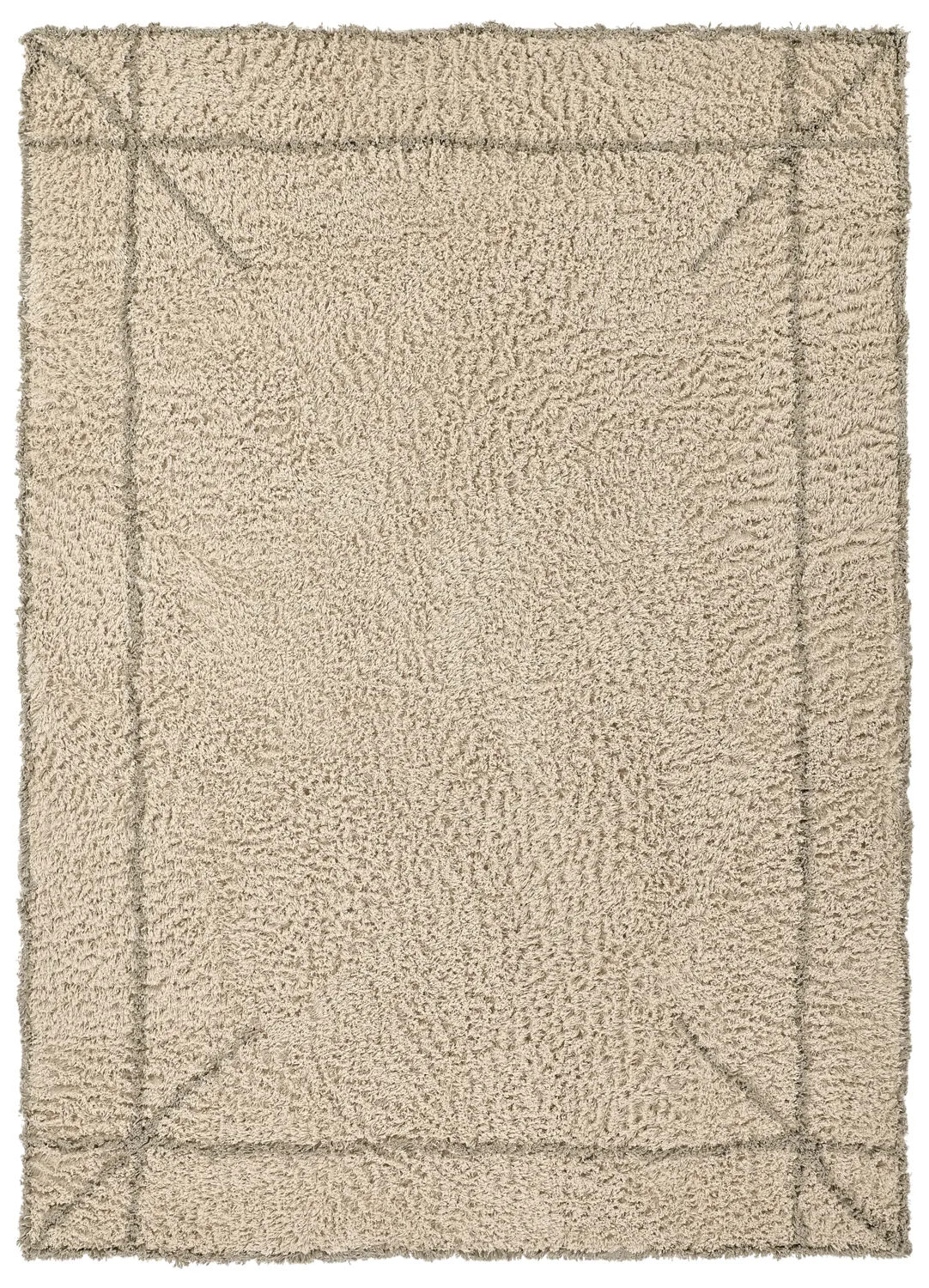 Shaggy koberce - Kairi Natural Cotton Shaggy (béžová/taupe)