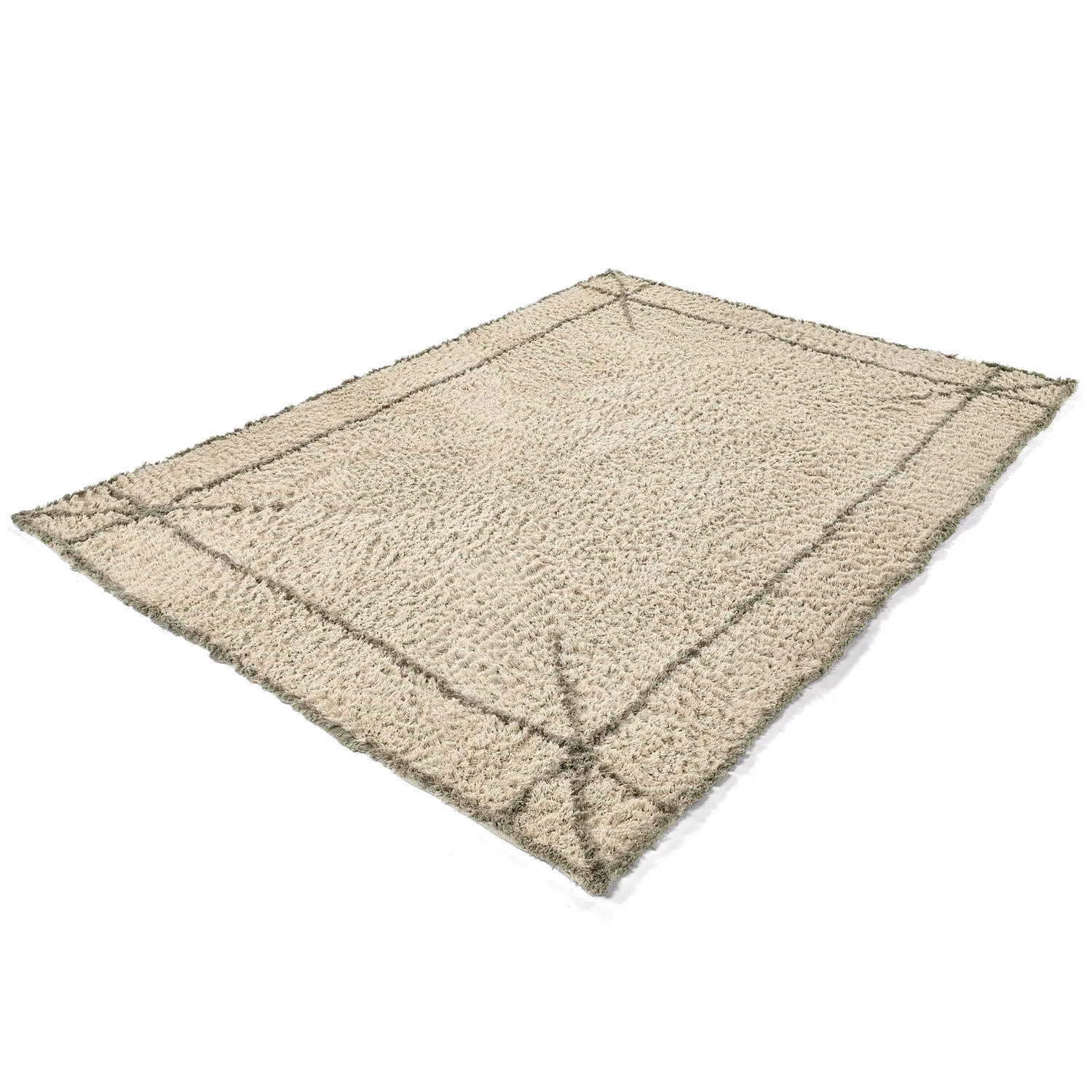 Shaggy koberce - Kairi Natural Cotton Shaggy (béžová/taupe)