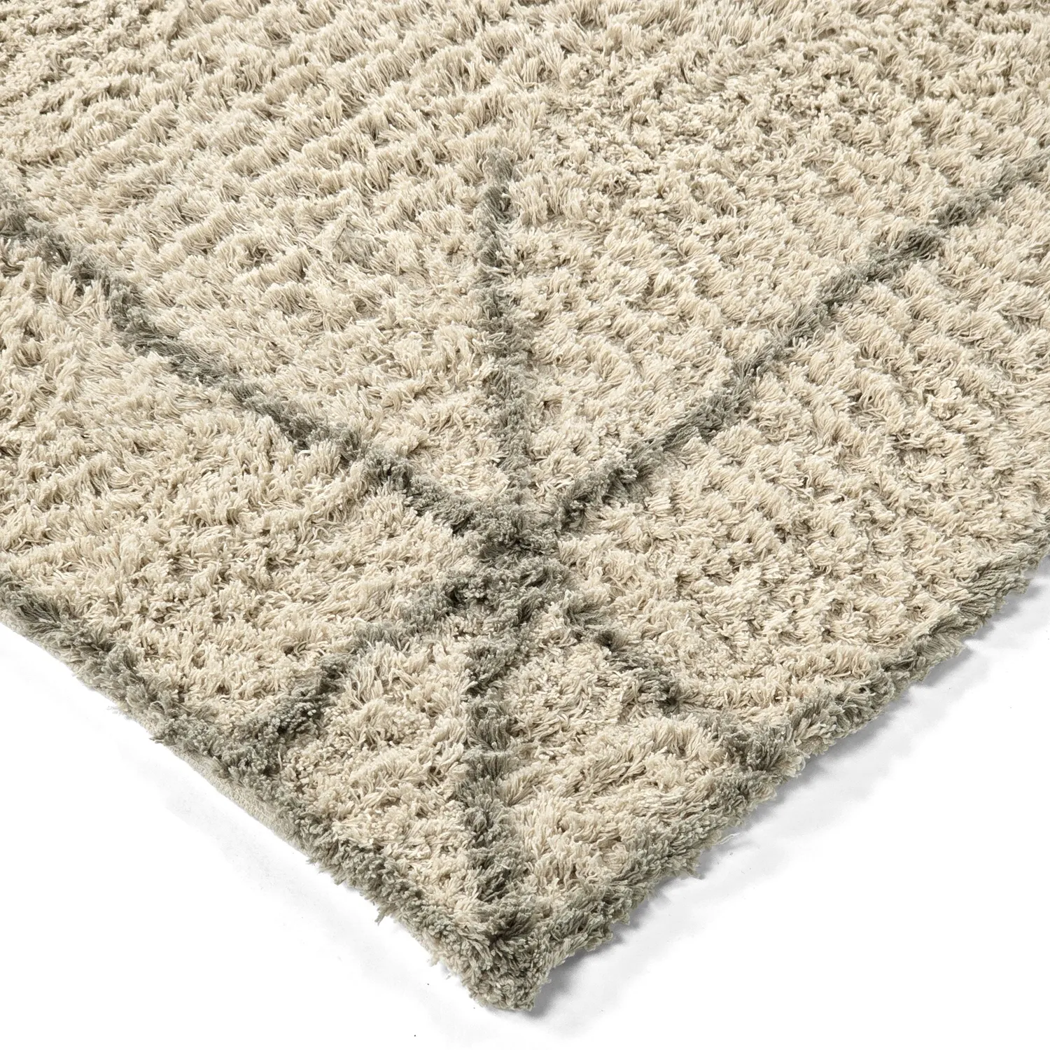 Shaggy koberce - Kairi Natural Cotton Shaggy (béžová/taupe)