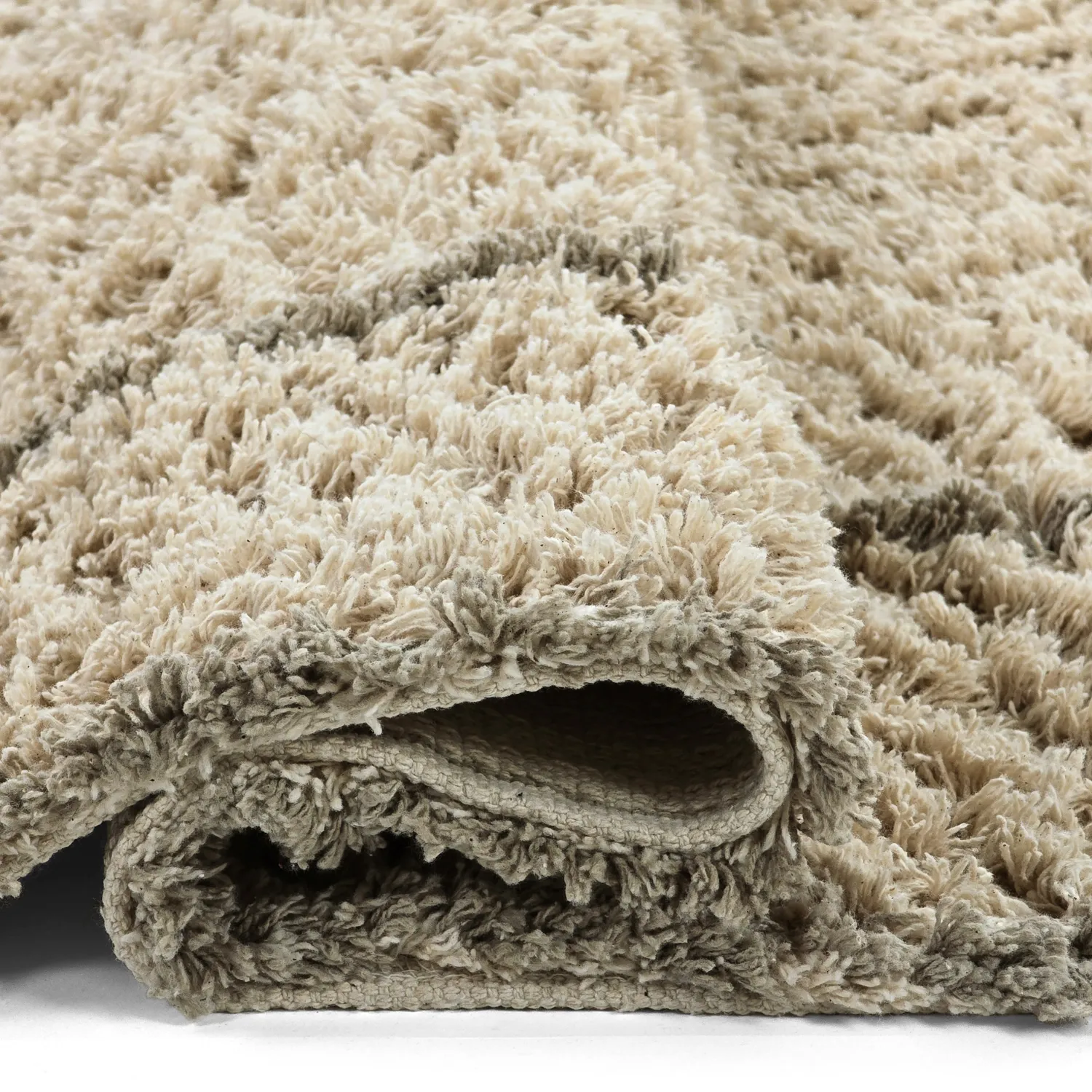 Shaggy koberce - Kairi Natural Cotton Shaggy (béžová/taupe)