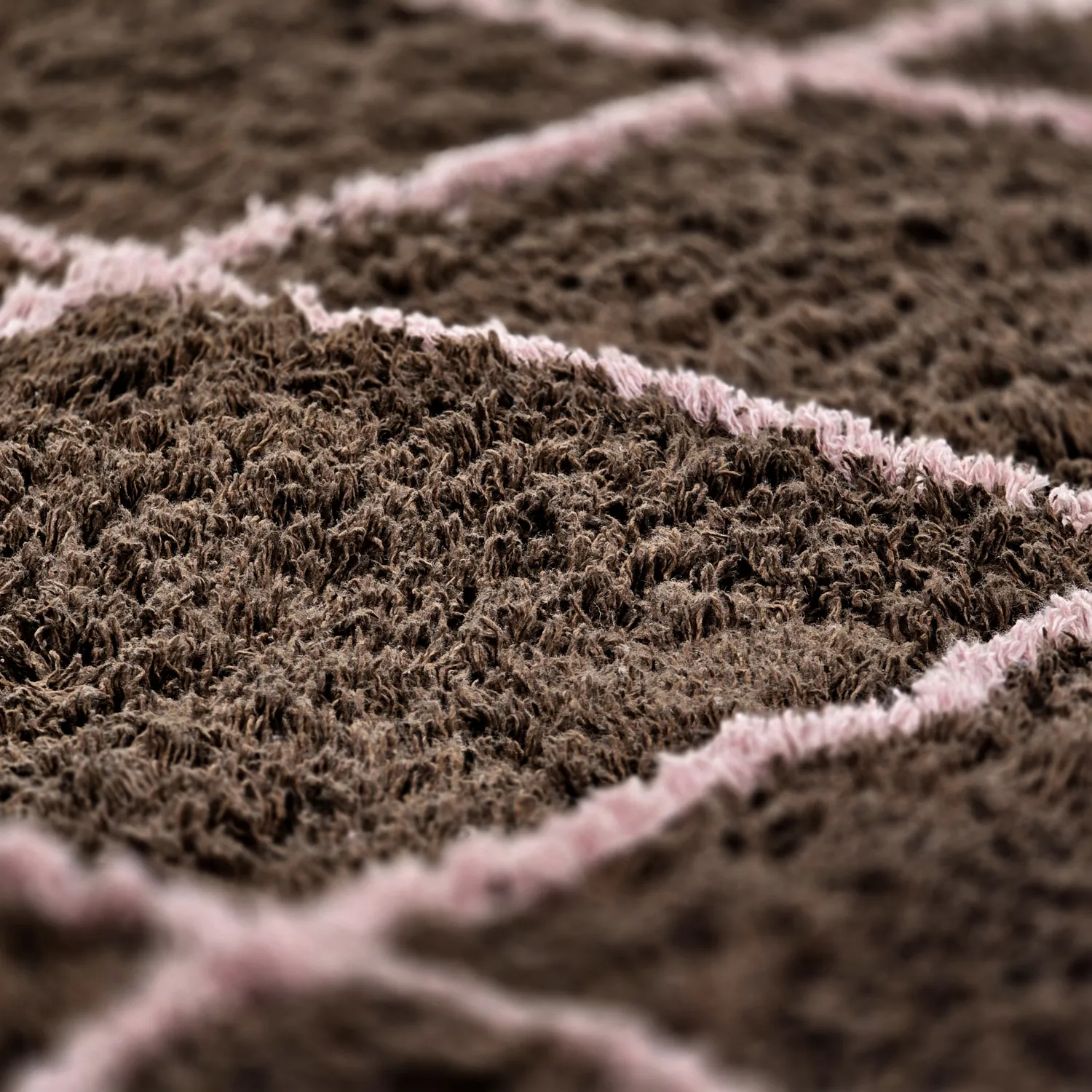 Shaggy koberce - Lana Natural Cotton Shaggy (hnědý)