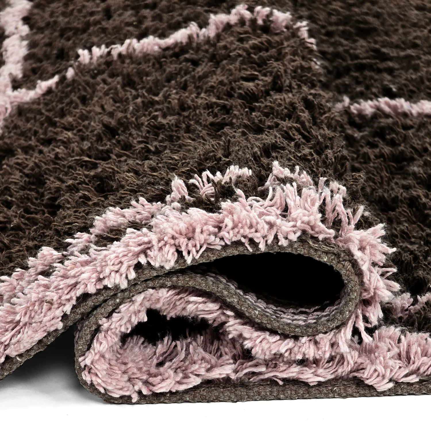 Shaggy koberce - Lana Natural Cotton Shaggy (hnědý)