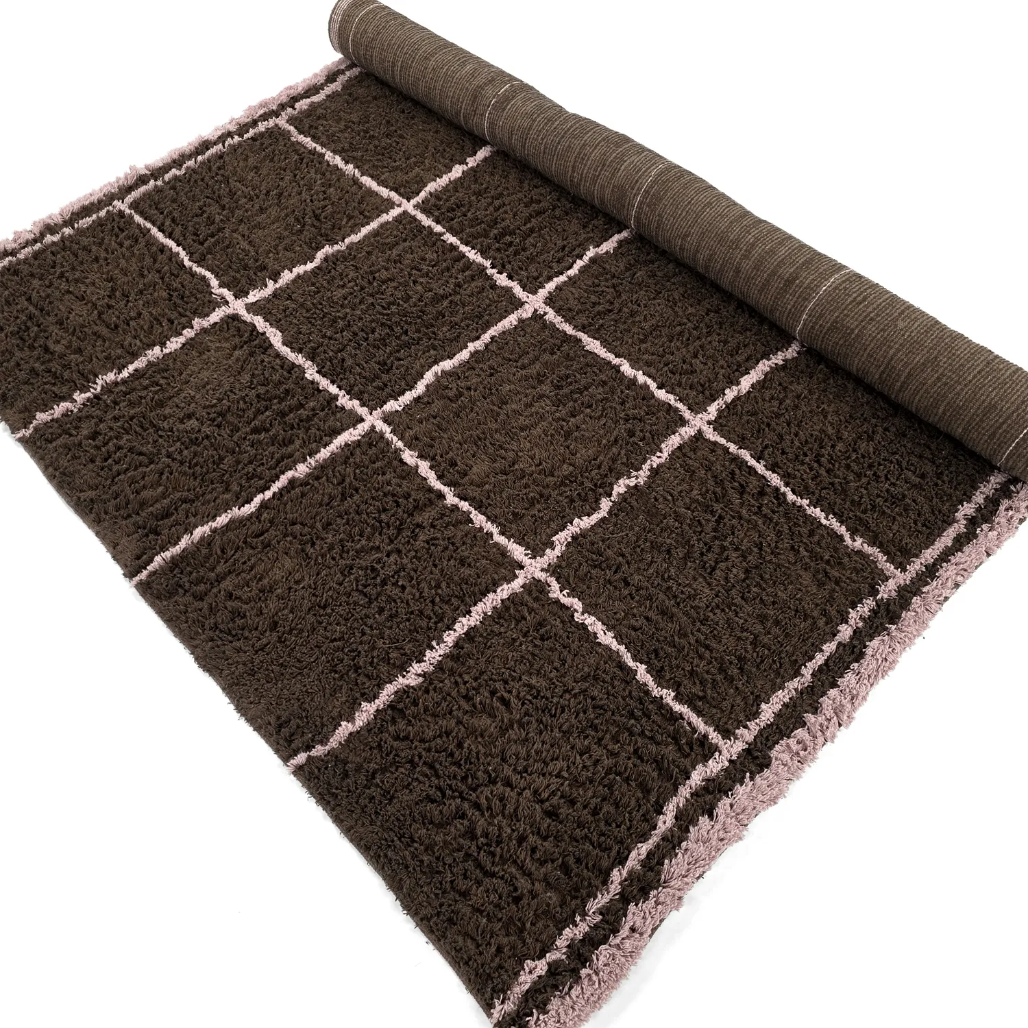 Shaggy koberce - Lana Natural Cotton Shaggy (hnědý)