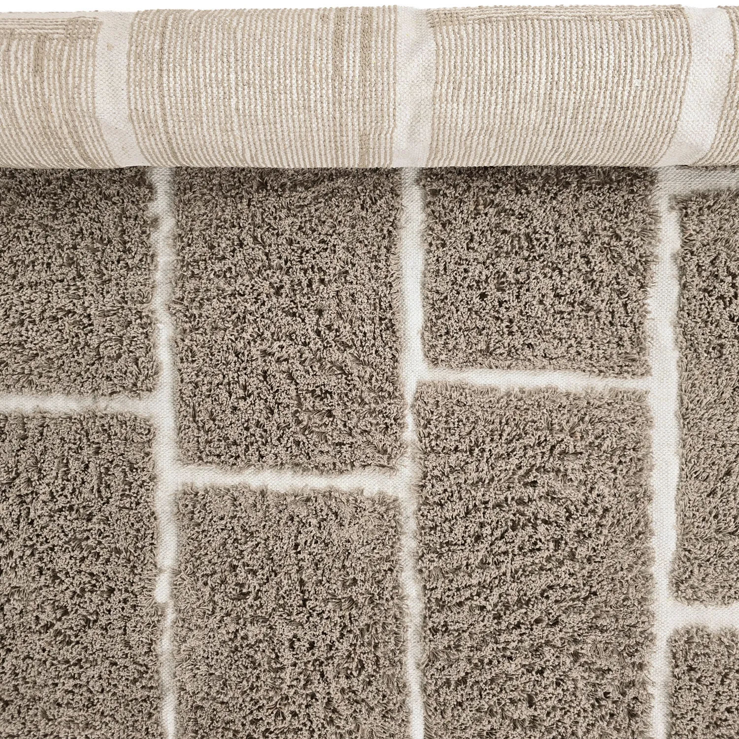 Shaggy koberce - Lindley Natural Cotton Shaggy (taupe/šedá)