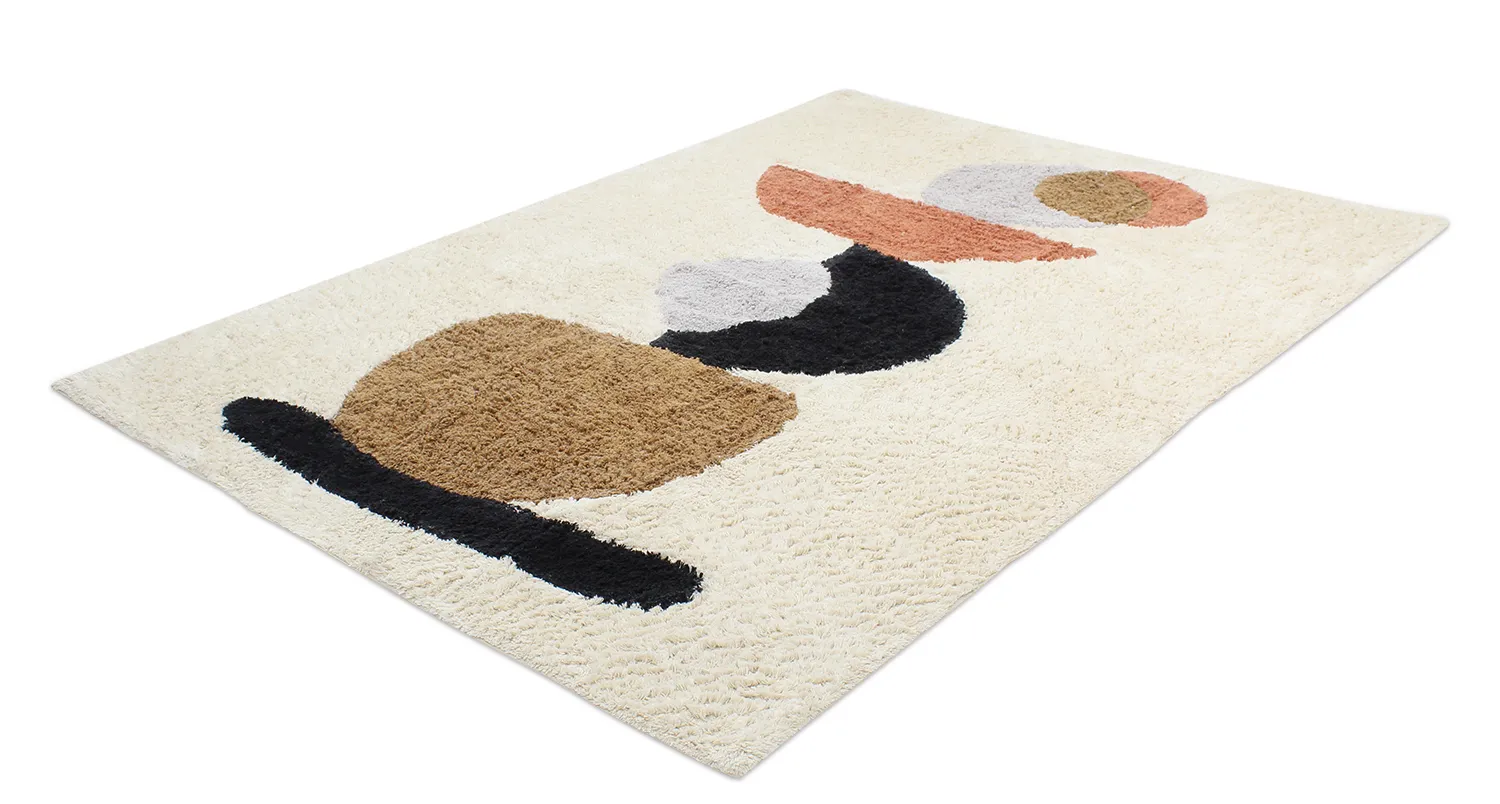 Shaggy koberce - Mantona Natural Cotton Shaggy (vícebarevná)