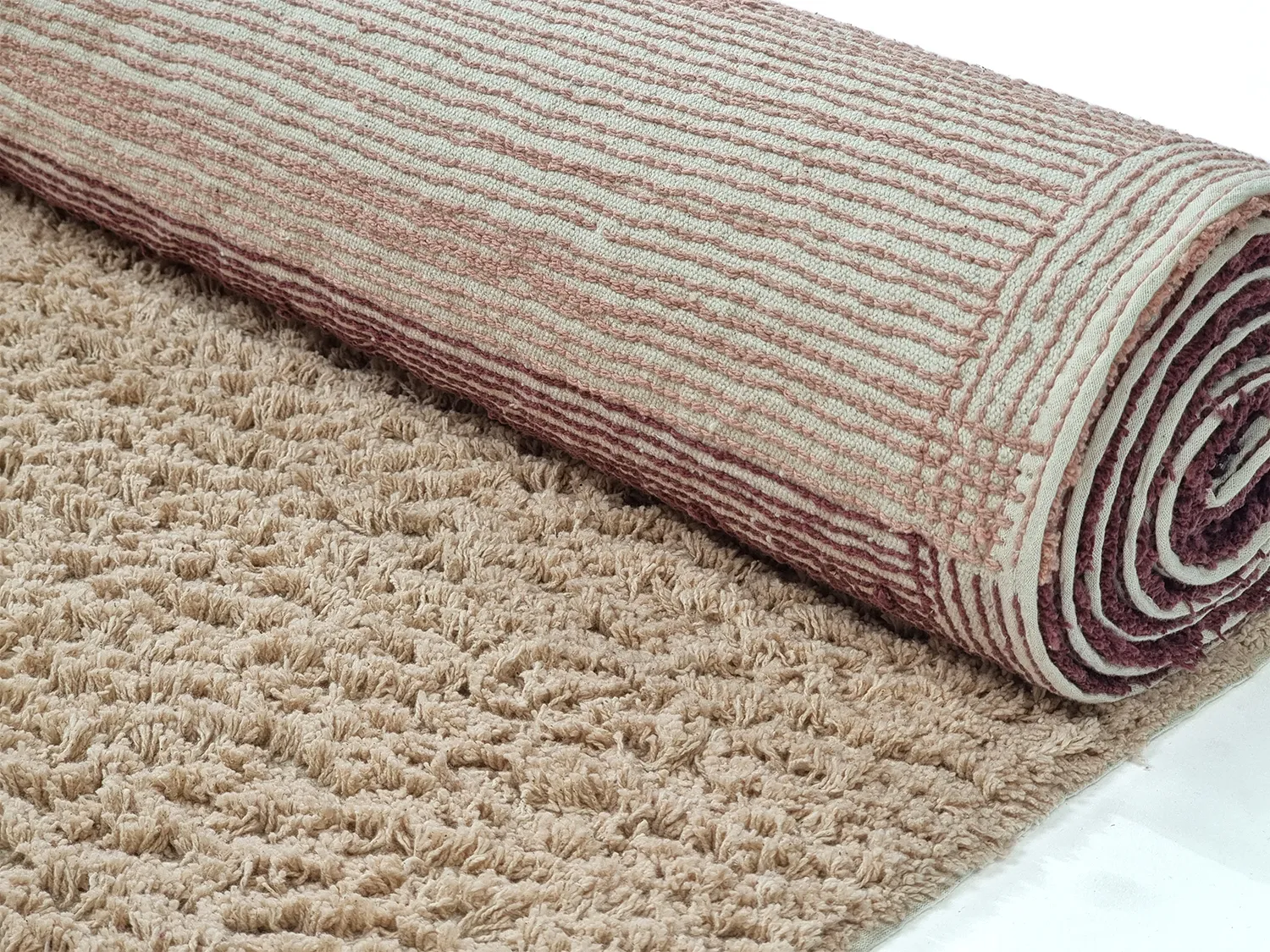 Shaggy koberce - Mareto Natural Cotton Shaggy (hnědý)