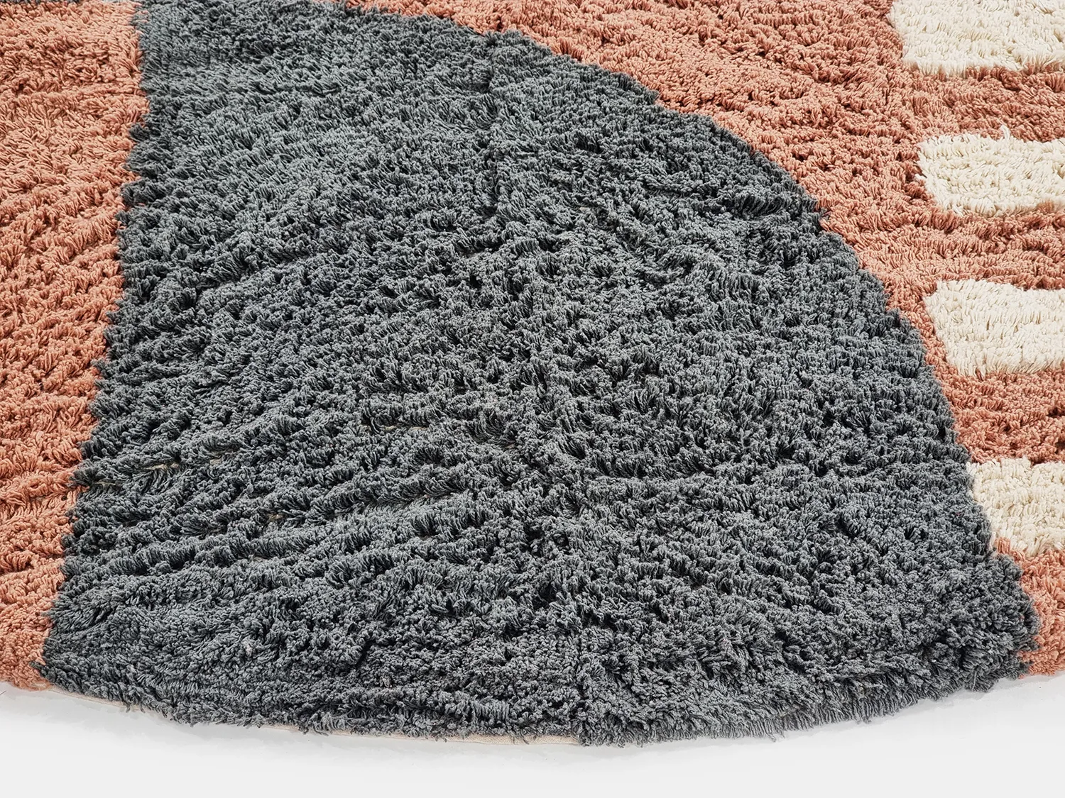 Kulatý koberec - Osmery Natural Cotton Shaggy (vícebarevná)