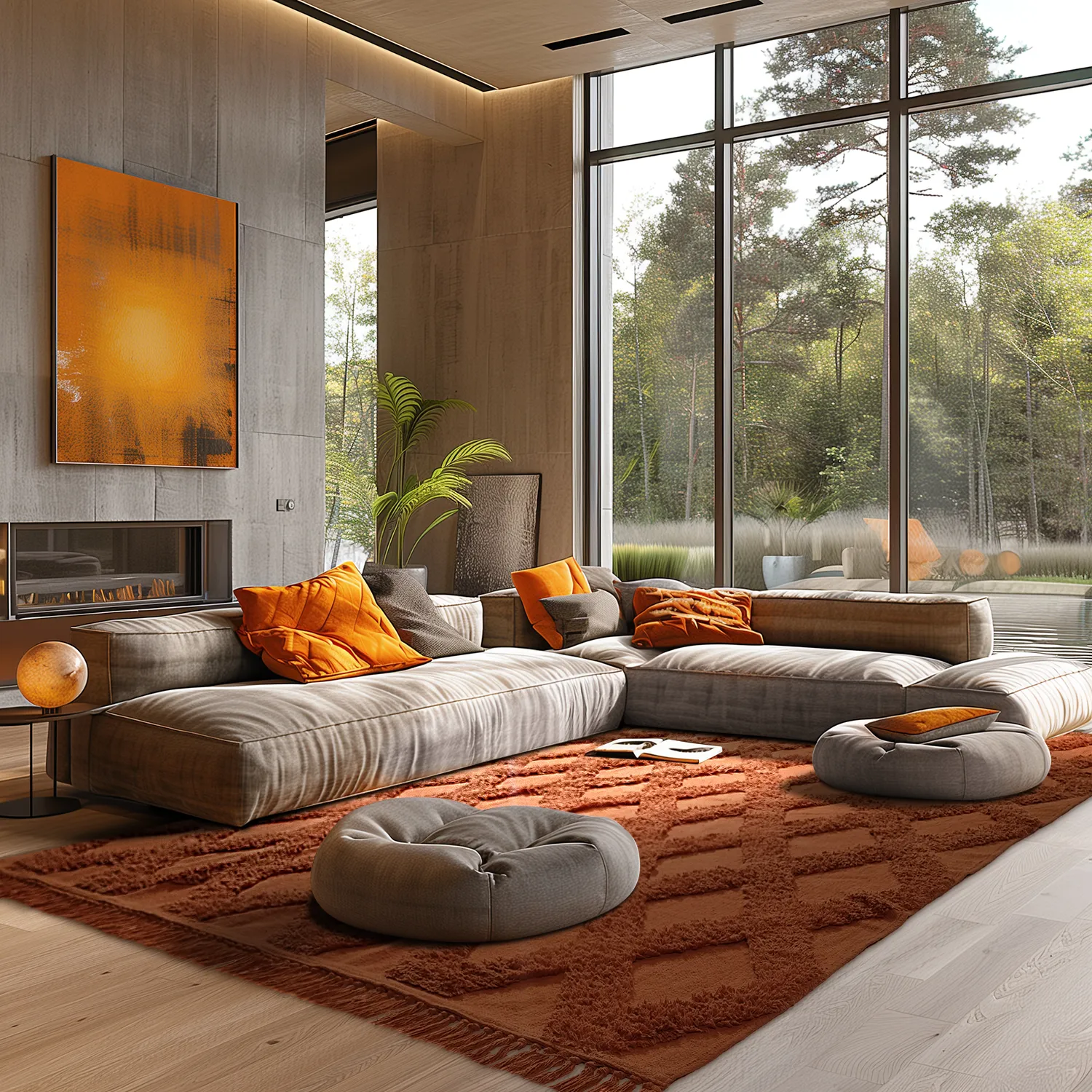 Shaggy koberce - Pamplona Natural Cotton Shaggy (terracotta)