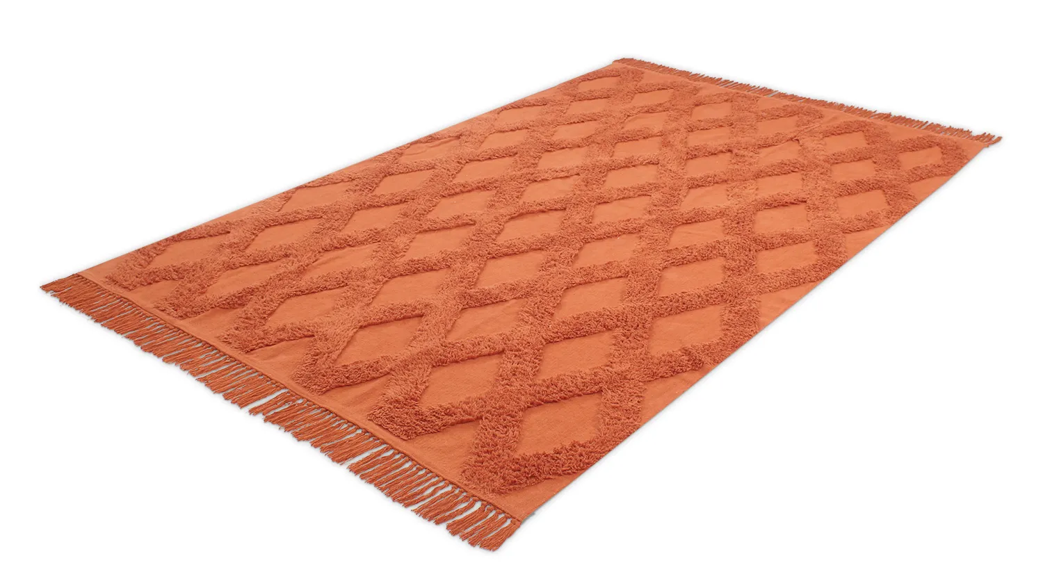 Shaggy koberce - Pamplona Natural Cotton Shaggy (terracotta)
