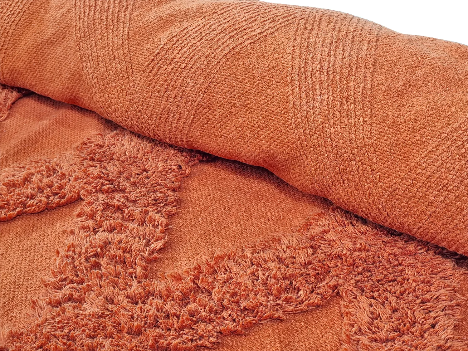 Shaggy koberce - Pamplona Natural Cotton Shaggy (terracotta)