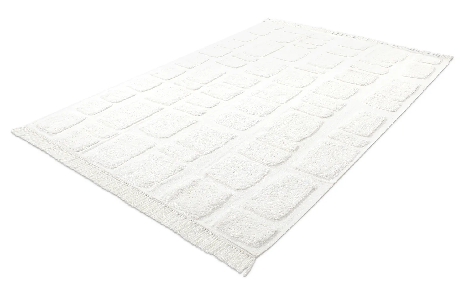 Shaggy koberce - Salem Natural Cotton Shaggy (offwhite)