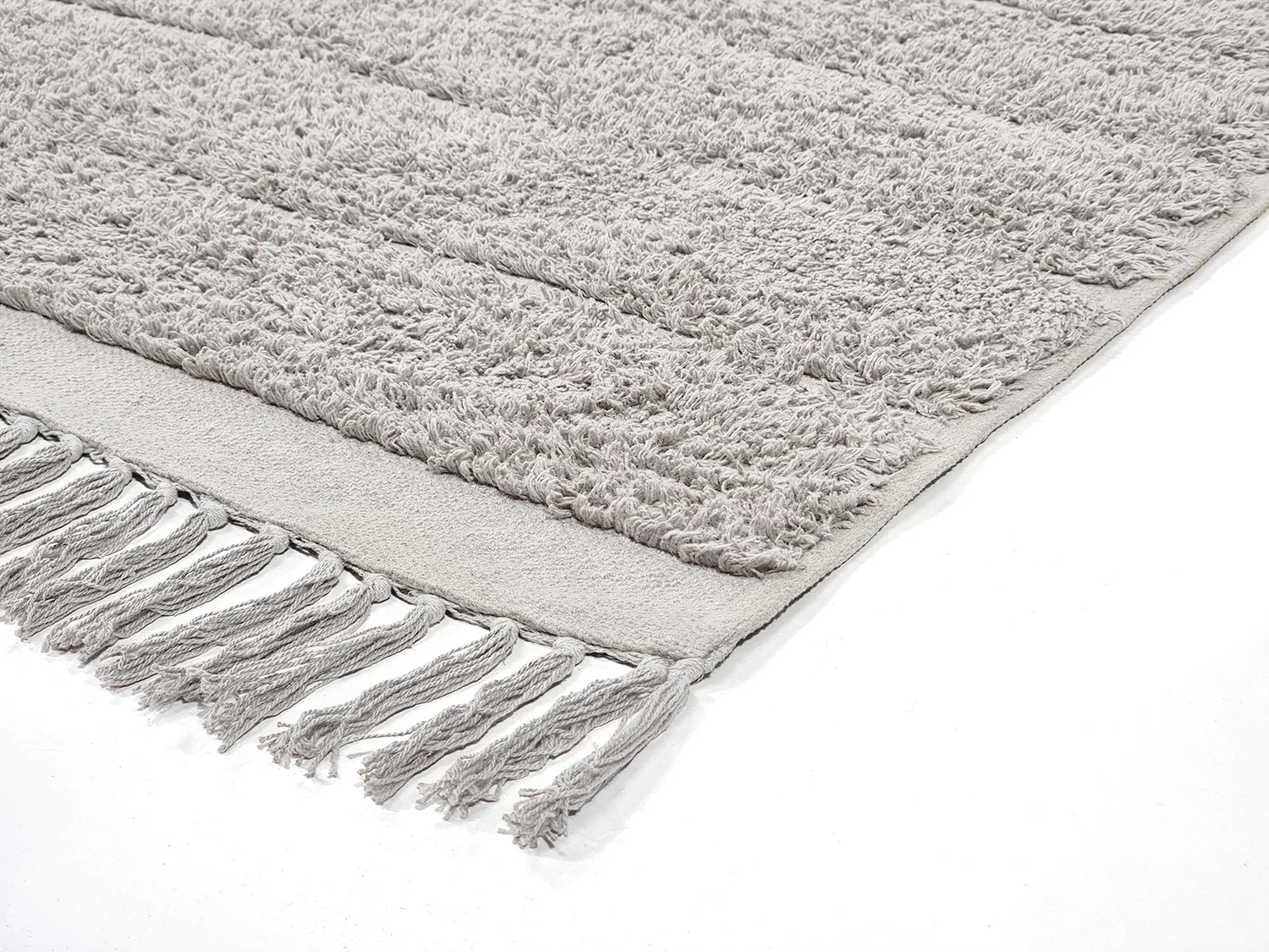 Shaggy koberce - Willow Natural Cotton Shaggy (greige)