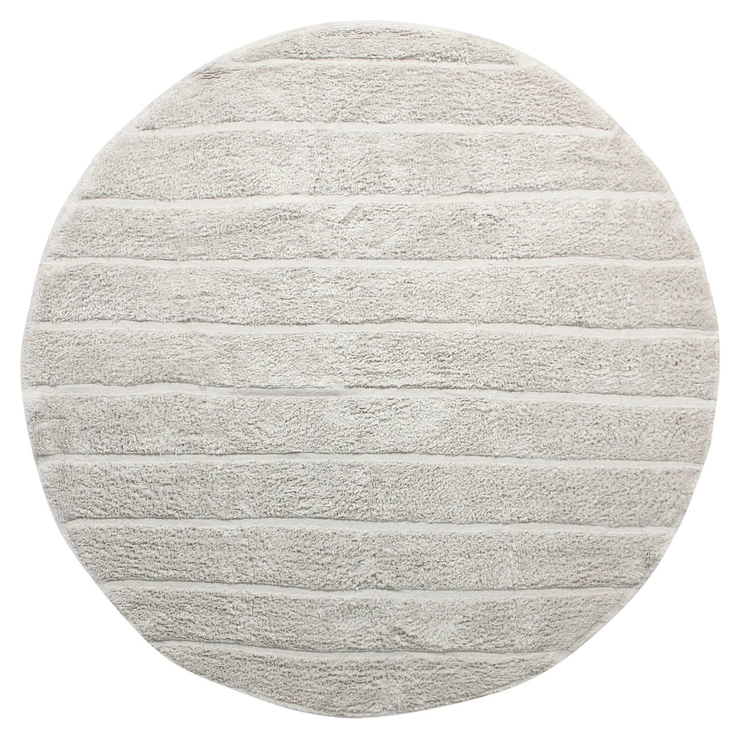 Kulatý koberec - Willow Natural Cotton Shaggy (greige)