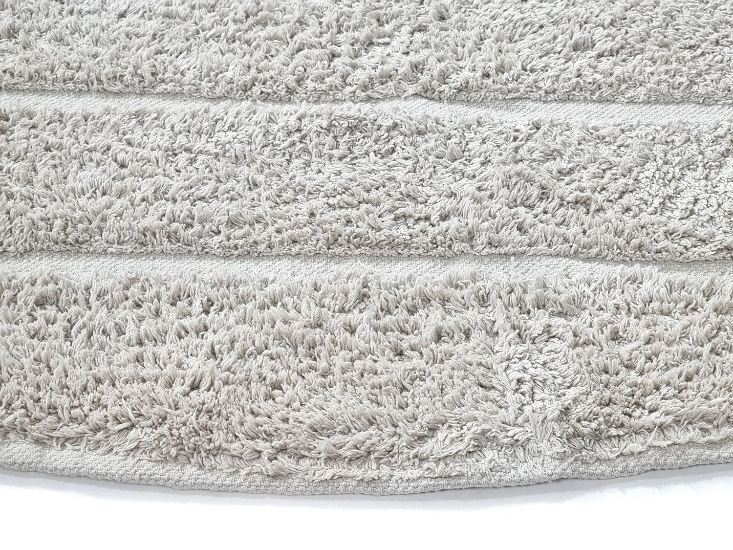 Kulatý koberec - Willow Natural Cotton Shaggy (greige)