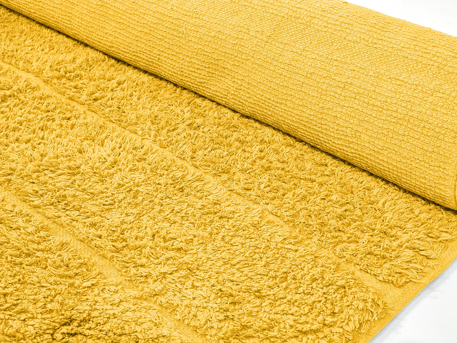 Shaggy koberce - Willow Natural Cotton Shaggy (žlutá)