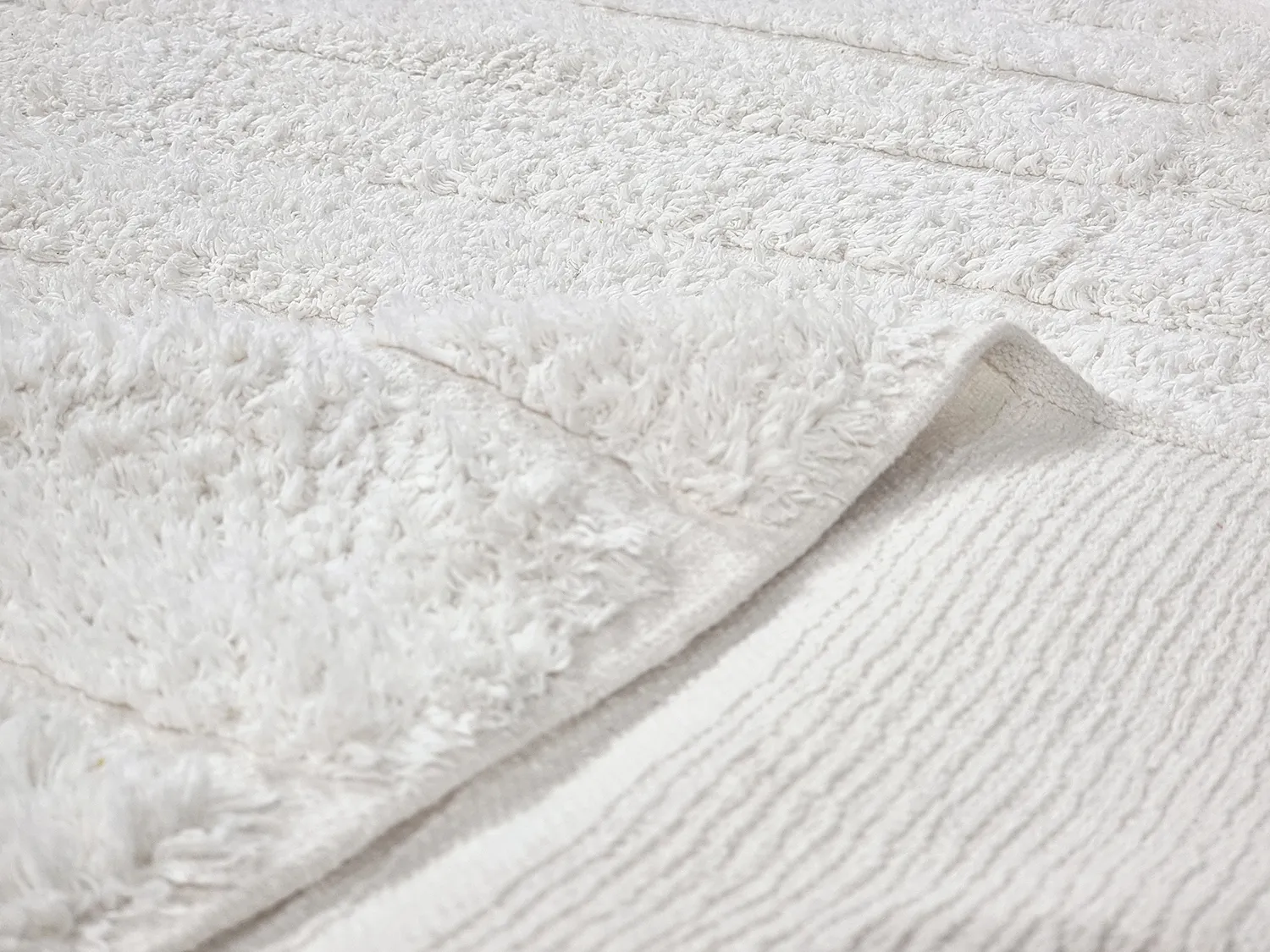 Shaggy koberce - Willow Natural Cotton Shaggy (offwhite)