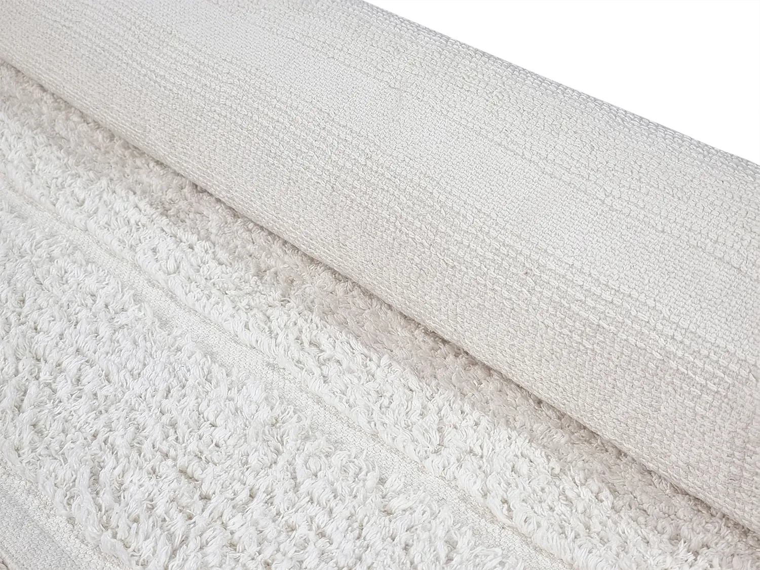 Shaggy koberce - Willow Natural Cotton Shaggy (offwhite)