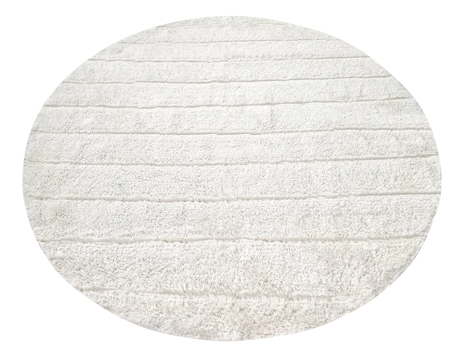 Kulatý koberec - Willow Natural Cotton Shaggy (offwhite)