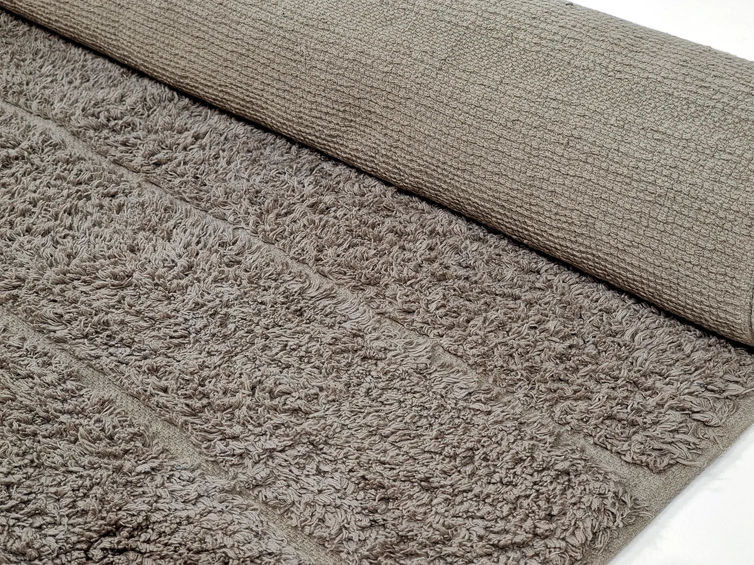 Shaggy koberce - Willow Natural Cotton Shaggy (taupe)