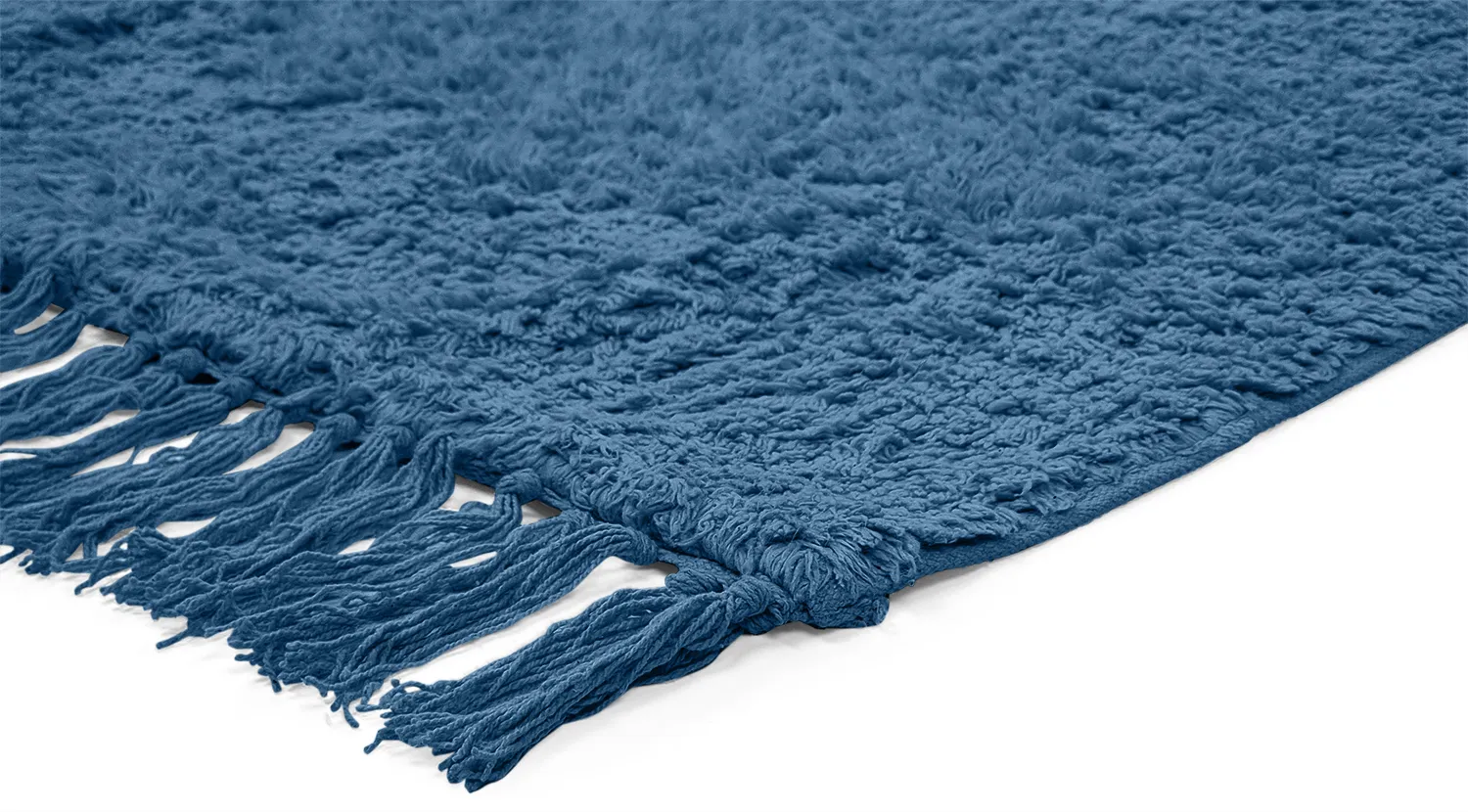 Shaggy koberce - Alba Natural Cotton Shaggy (modrá)