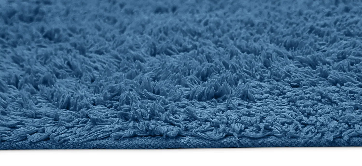 Shaggy koberce - Alba Natural Cotton Shaggy (modrá)
