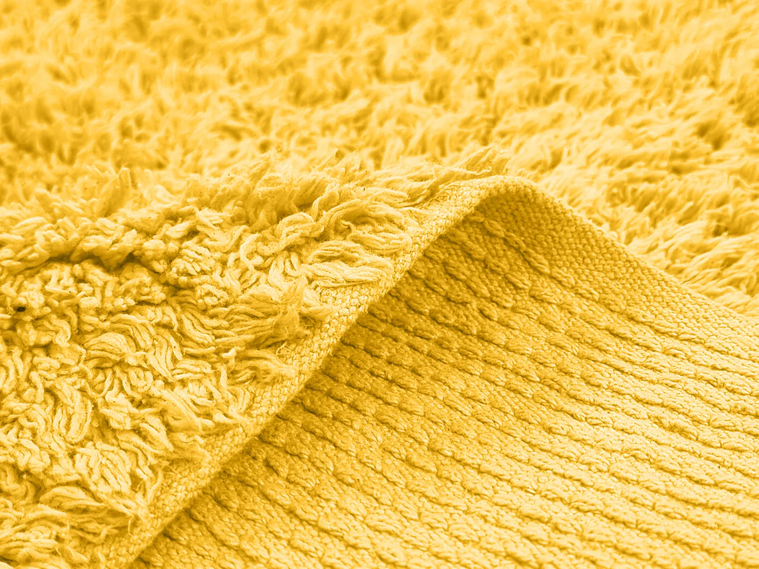 Shaggy koberce - Alba Natural Cotton Shaggy (žlutá)